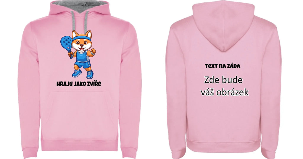 HRAJU JAKO ZVÍŘE (výběr ze 3 motivů) dětská mikina s kapucí