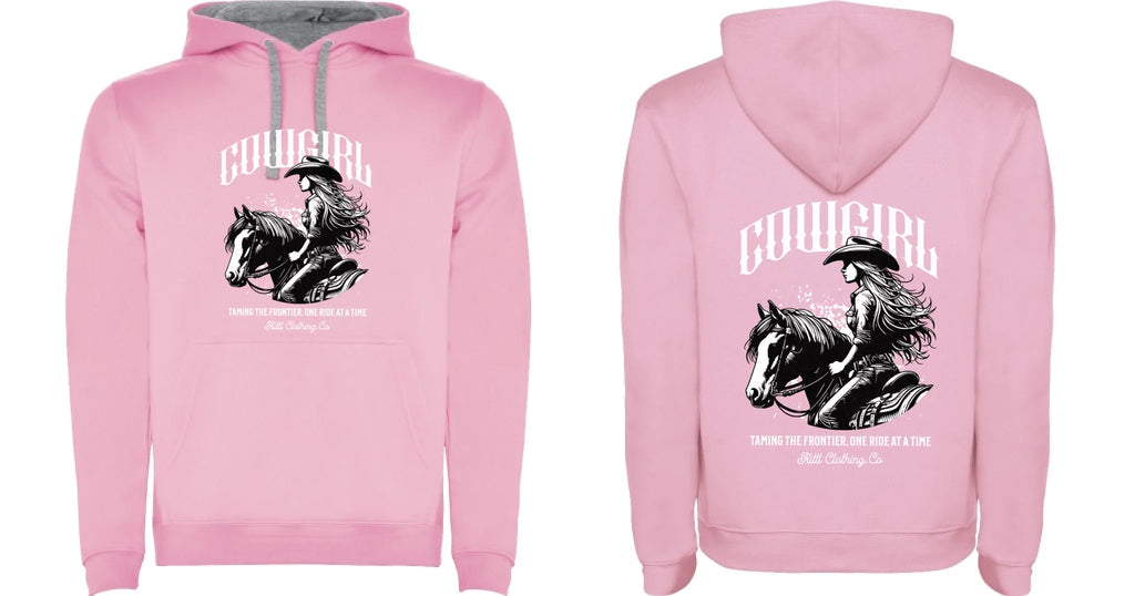 COWGIRL (výběr z 5 motivů) dětská mikina s kapucí