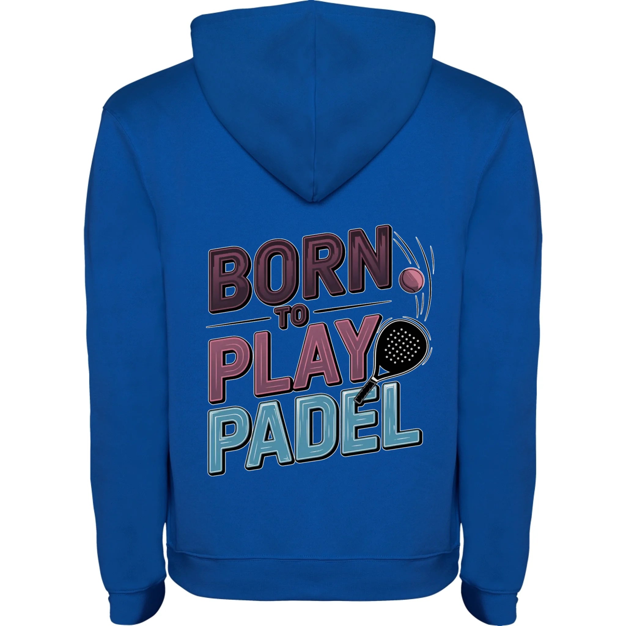 PRO HRÁČE PADELU (výběr z 18+ motivů) dětská mikina s kapucí potisk jen na záda dětská mikina urban Modrá bílá