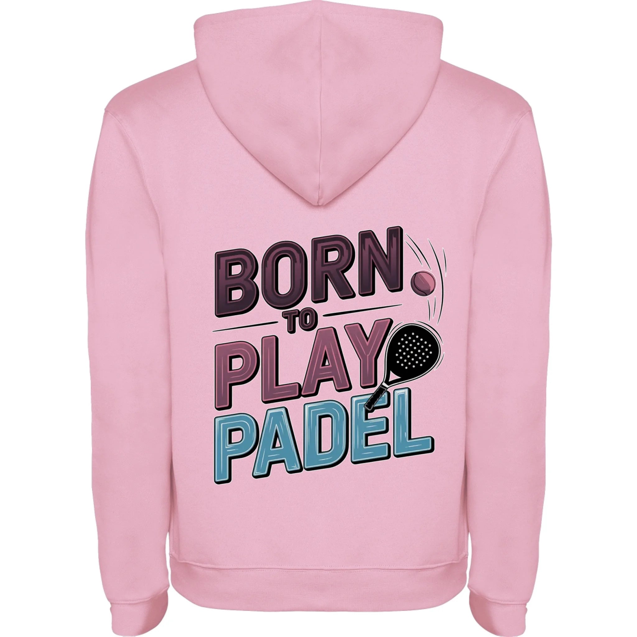 PRO HRÁČE PADELU (výběr z 18+ motivů) dětská mikina s kapucí potisk jen na záda dětská mikina urban Růžová