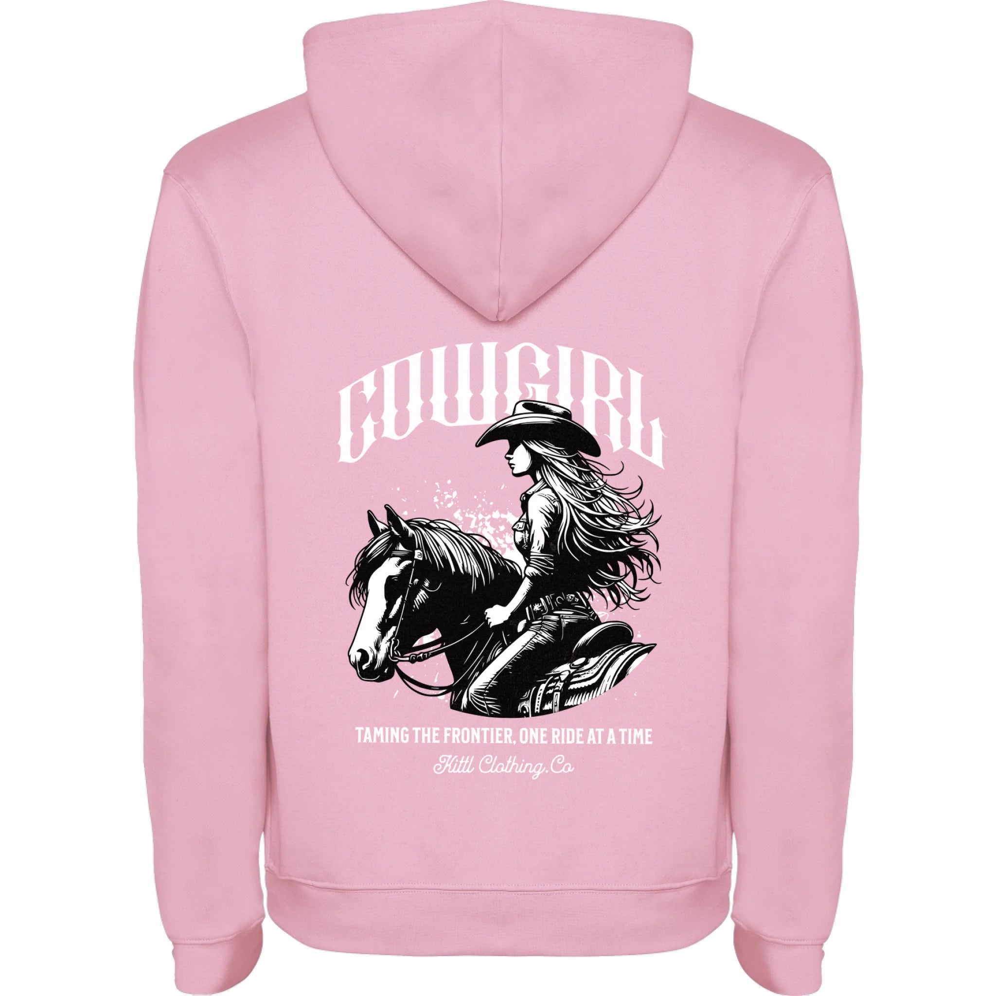 COWGIRL (výběr z 5 motivů) dětská mikina s kapucí potisk jen na záda dětská mikina urban Růžová