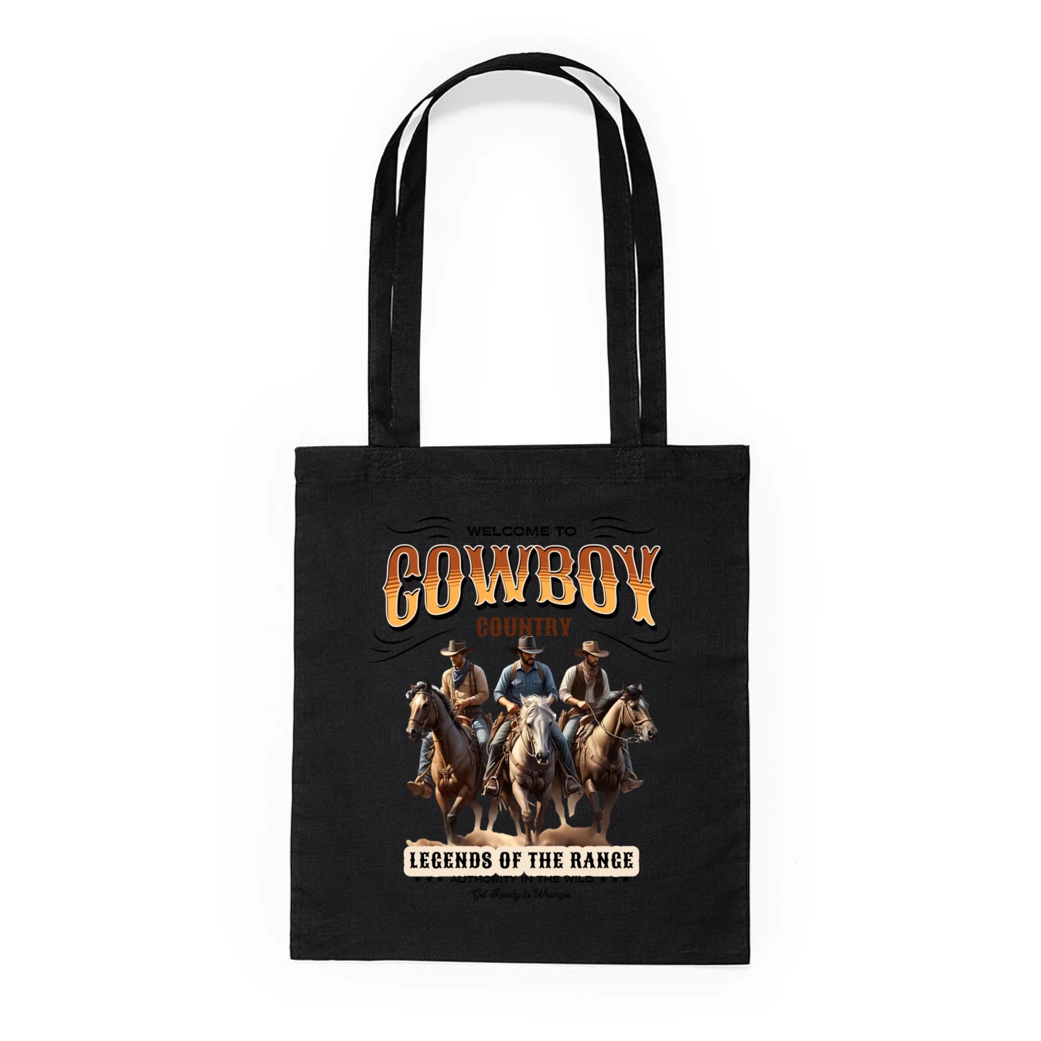 COWBOY 2 MOTIVY batoh, taška Plátěná taška KNOLL černá 36x40
