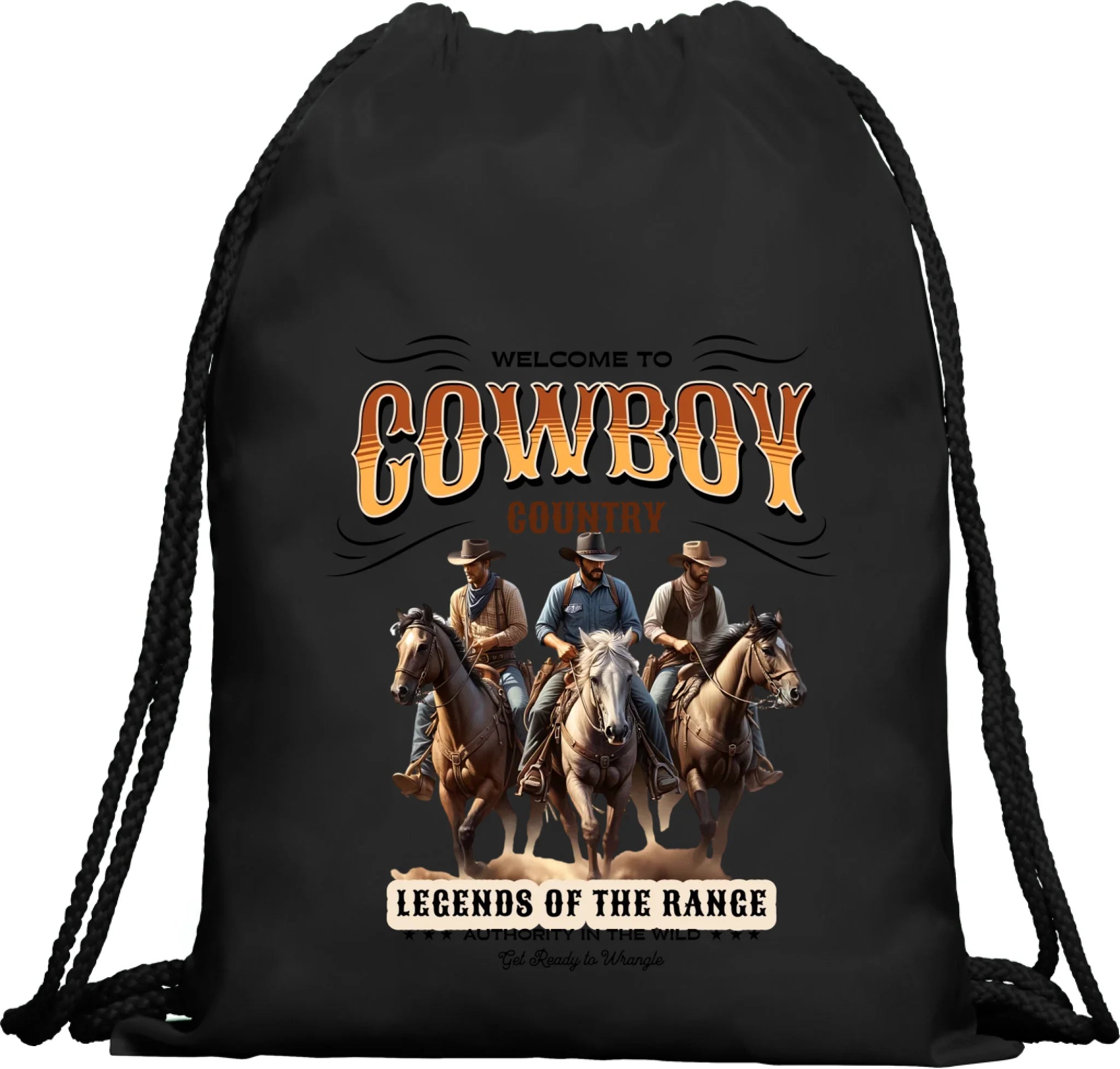 COWBOY 2 MOTIVY batoh, taška Multifunkční batoh KAGU černá 35x45 cm