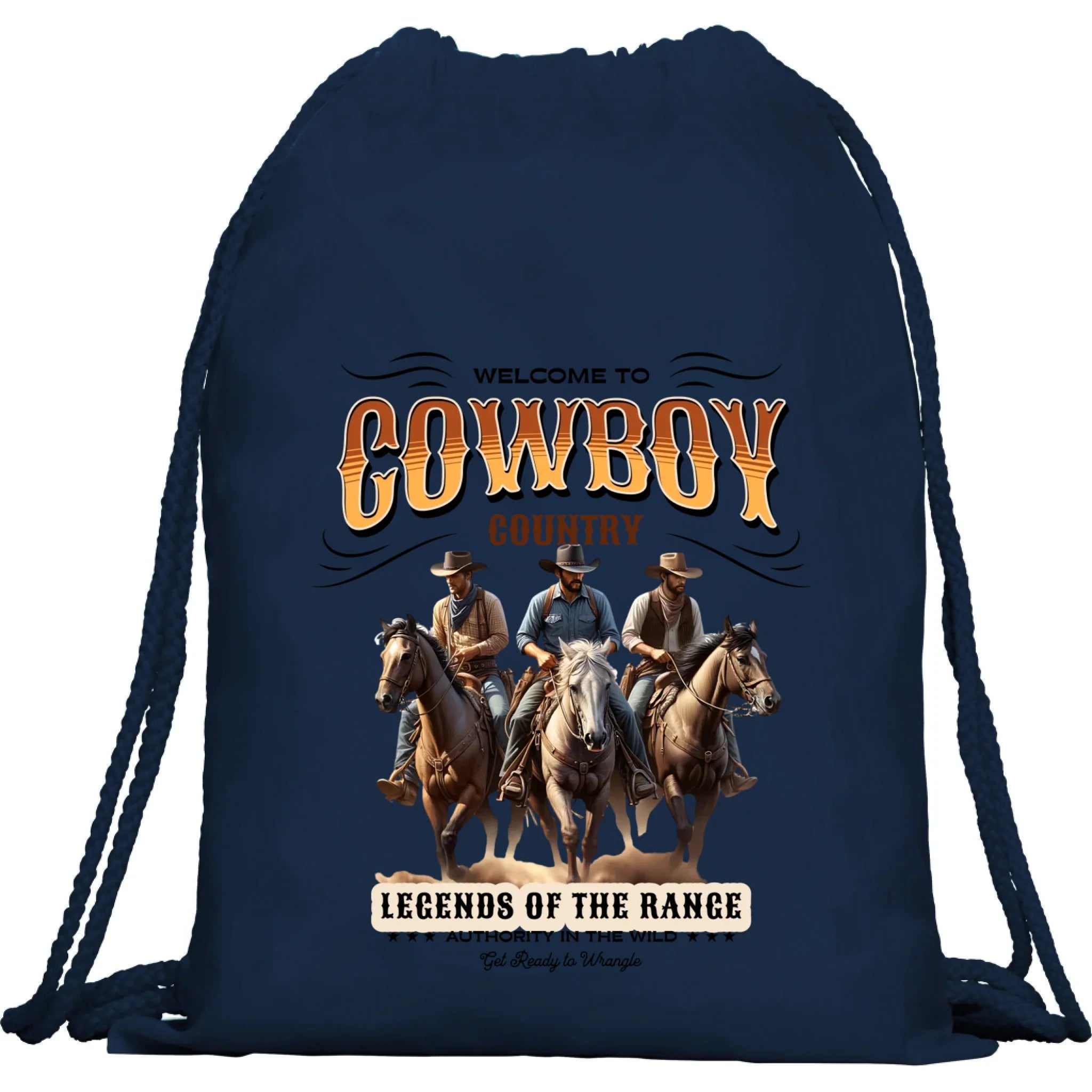 BATOH nebo TAŠKA s motivem COWBOY (2+ motivy) Multifunkční batoh KAGU námořnická modrá 35x45 cm
