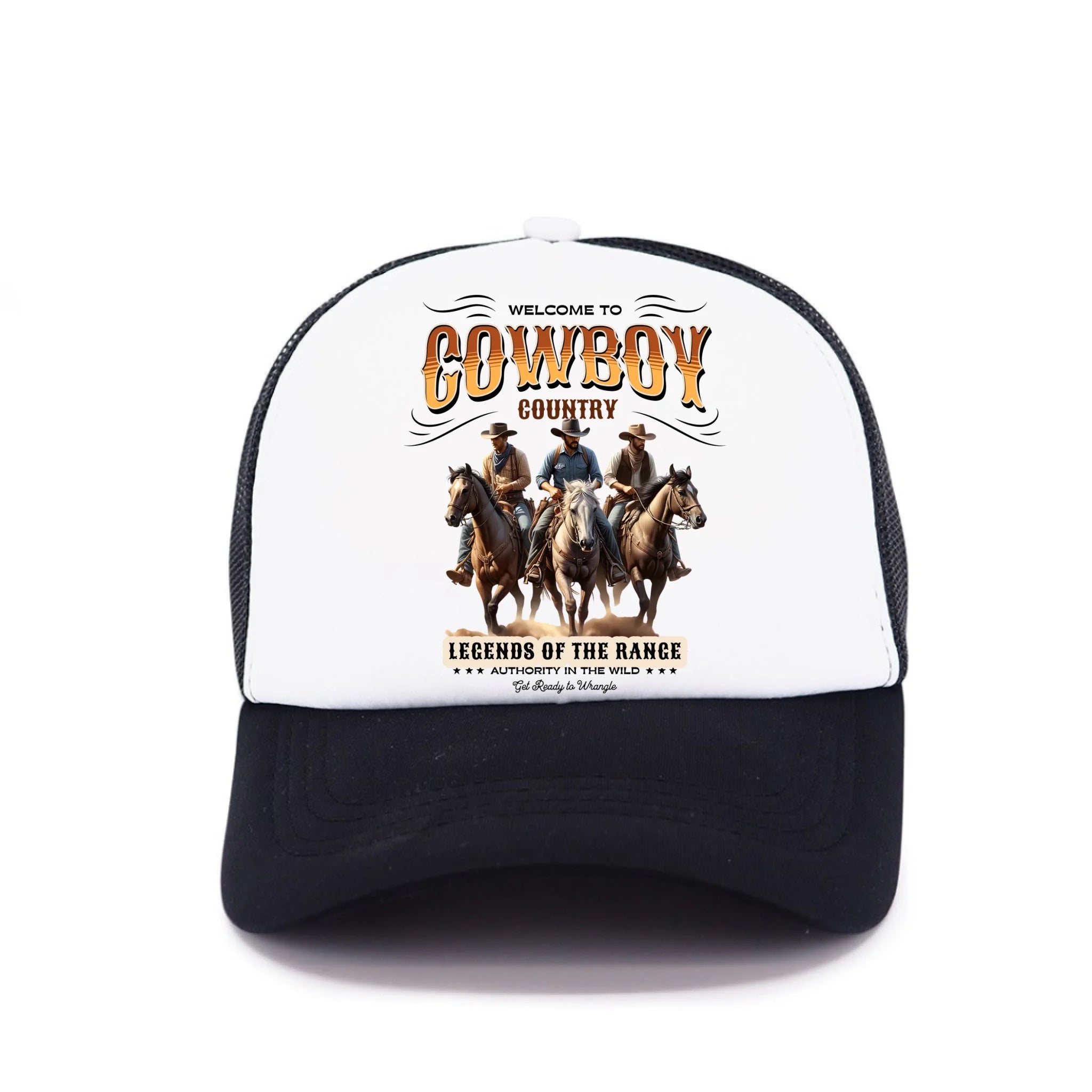 COWBOY 2 MOTIVY kšiltovka Kšiltovka TRUCKER černá 58