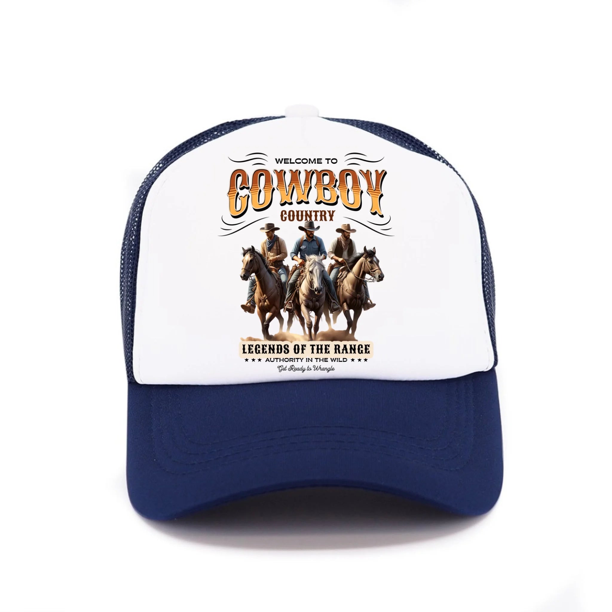 COWBOY 2 MOTIVY kšiltovka Kšiltovka TRUCKER námořnická modrá 58