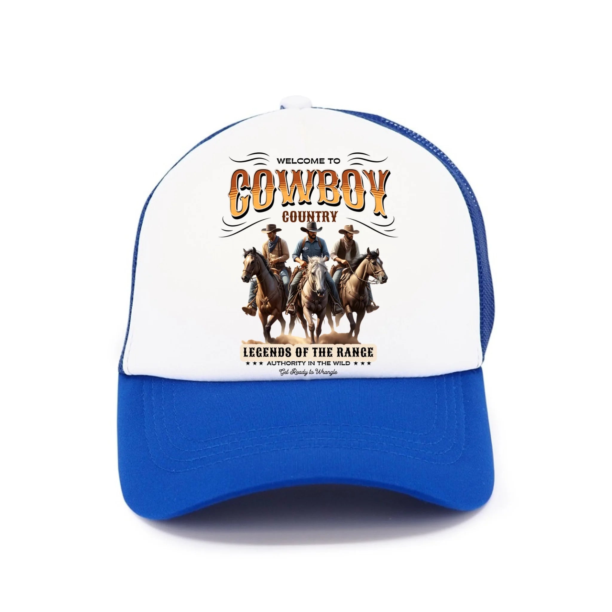 COWBOY 2 MOTIVY kšiltovka Kšiltovka TRUCKER modrá 58