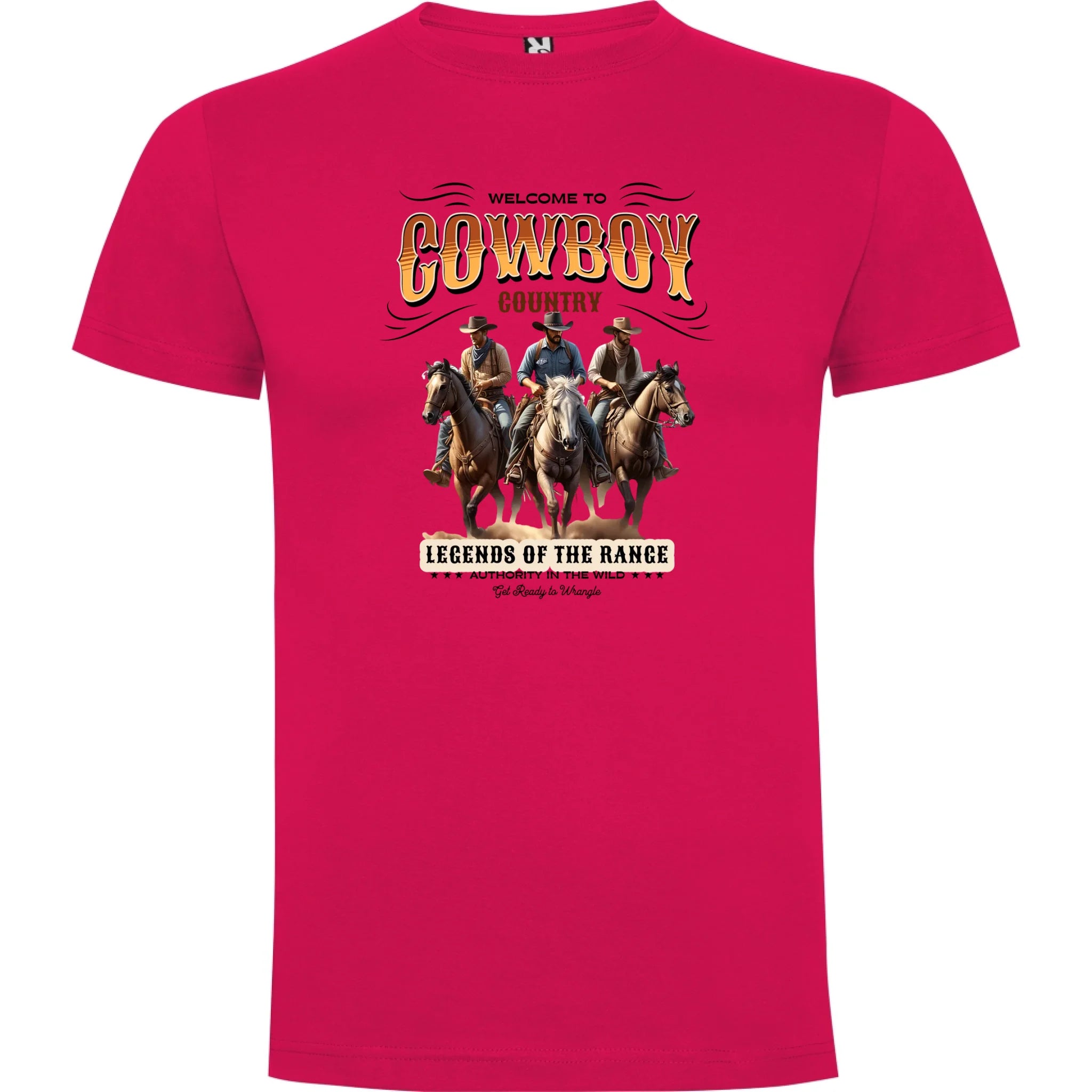 CHLAPECKÉ TRIČKO s motivem COWBOY (2+ motivy) potisk jen dopředu chlapecké DOGO Růže
