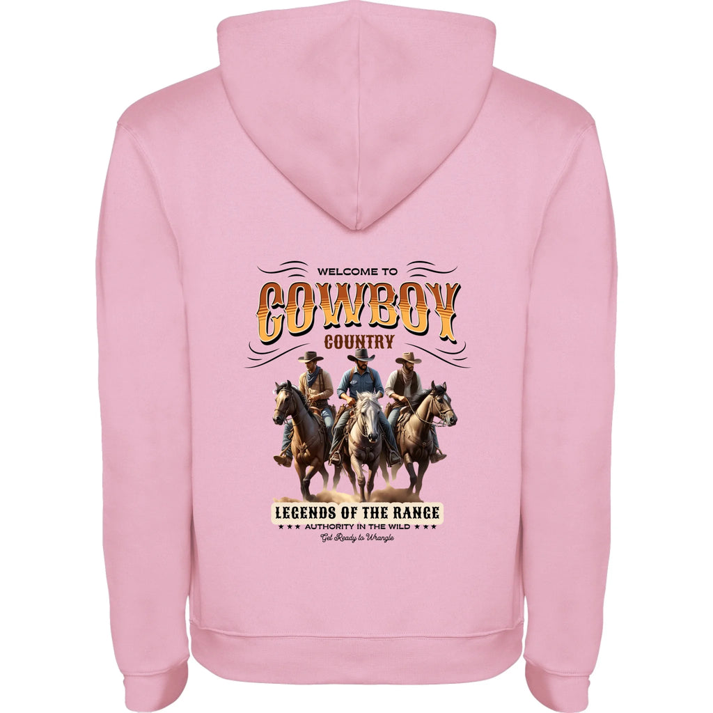 COWBOY 2 MOTIVY pánská mikina s kapucí