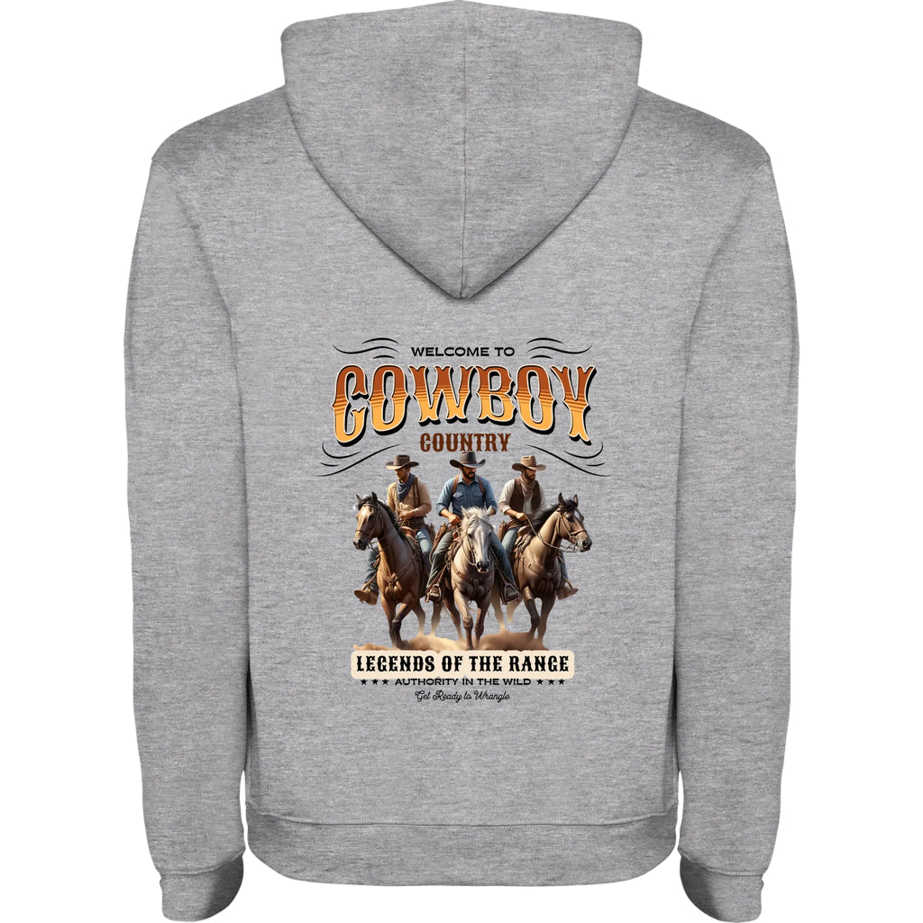 COWBOY 2 MOTIVY pánská mikina s kapucí