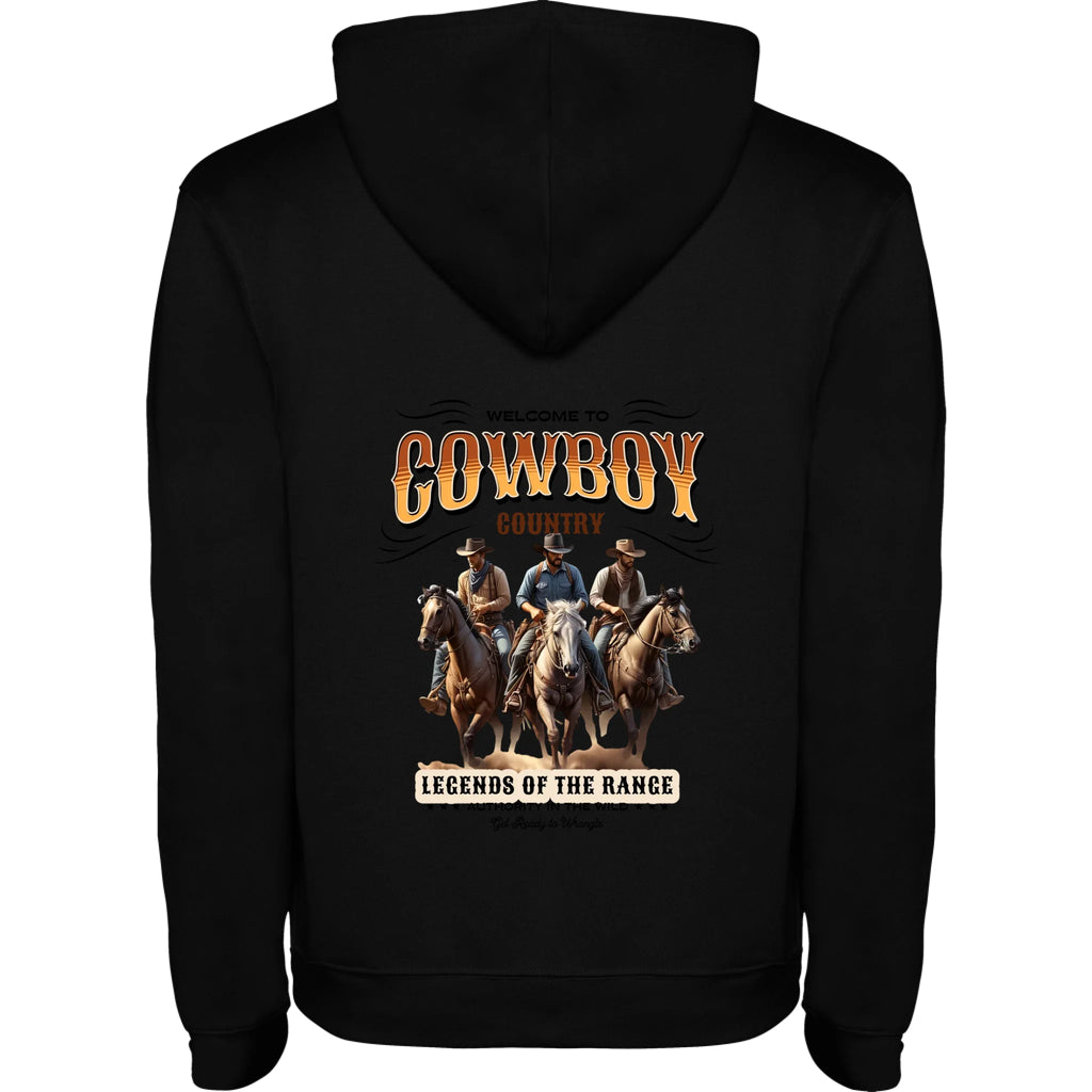 COWBOY 2 MOTIVY pánská mikina s kapucí