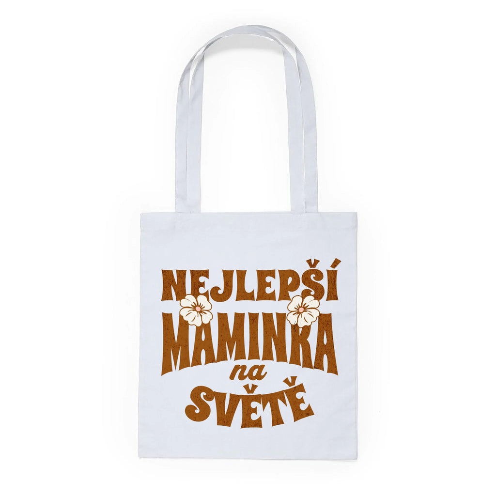 NEJ MÁMA (výběr z 20 motivů) batoh, taška Plátěná taška KNOLL bílá 36x40