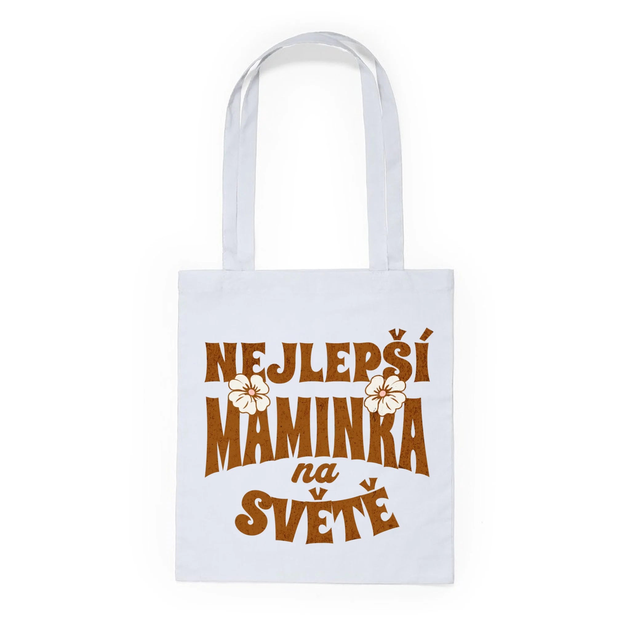 NEJ MÁMA (výběr z 20 motivů) batoh, taška Plátěná taška KNOLL bílá 36x40
