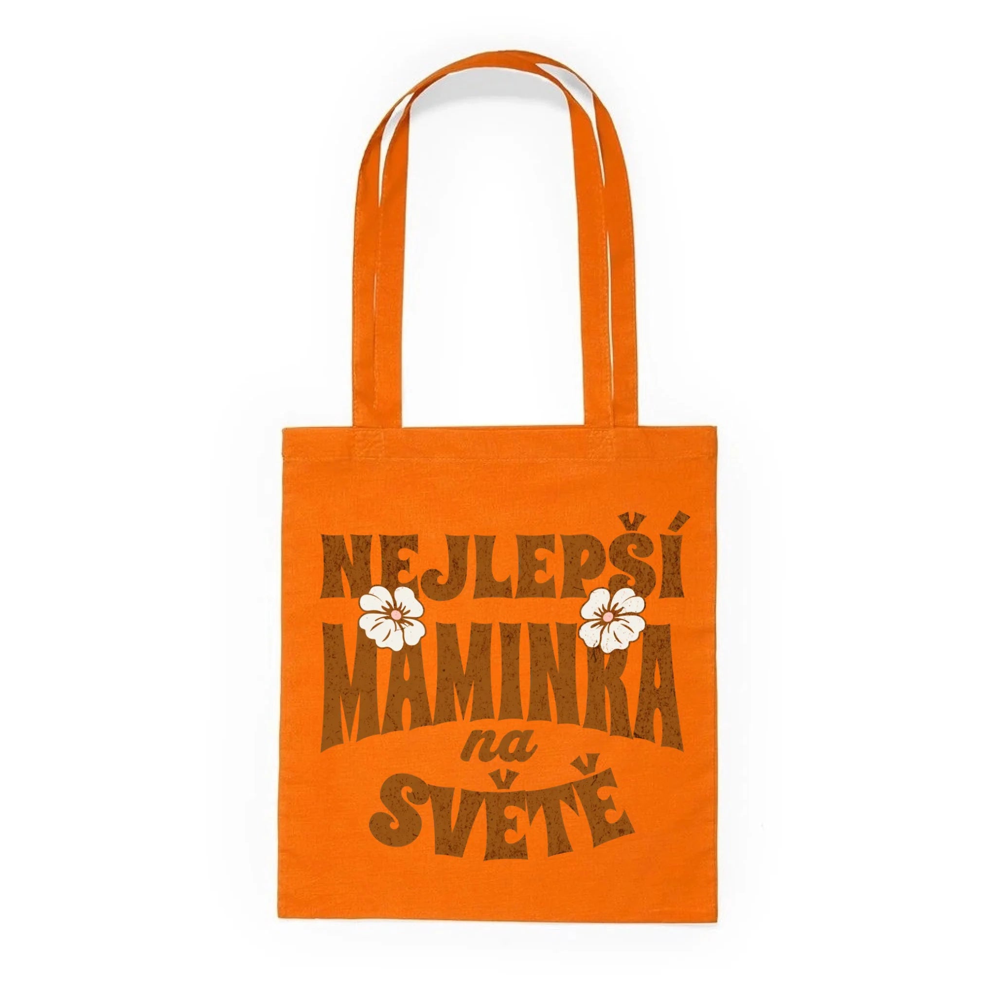NEJ MÁMA (výběr z 20 motivů) batoh, taška Plátěná taška KNOLL oranžová 36x40
