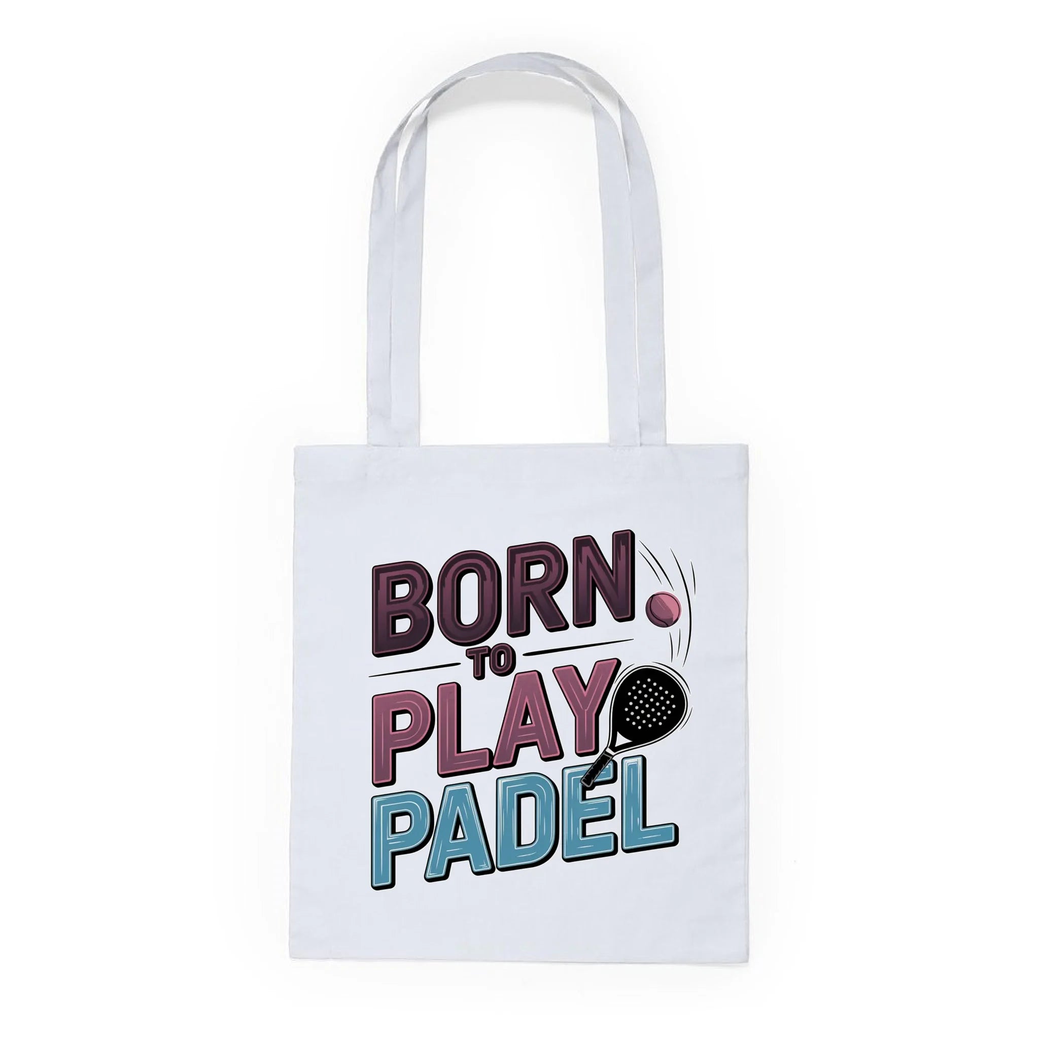 PRO HRÁČE PADELU (výběr z 18+ motivů) batoh, taška Plátěná taška KNOLL bílá 36x40