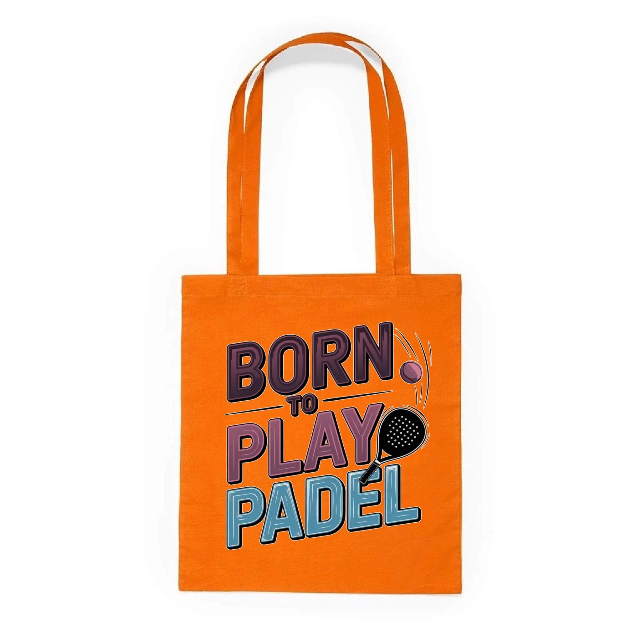 PRO HRÁČE PADELU (výběr z 18+ motivů) batoh, taška Plátěná taška KNOLL oranžová 36x40