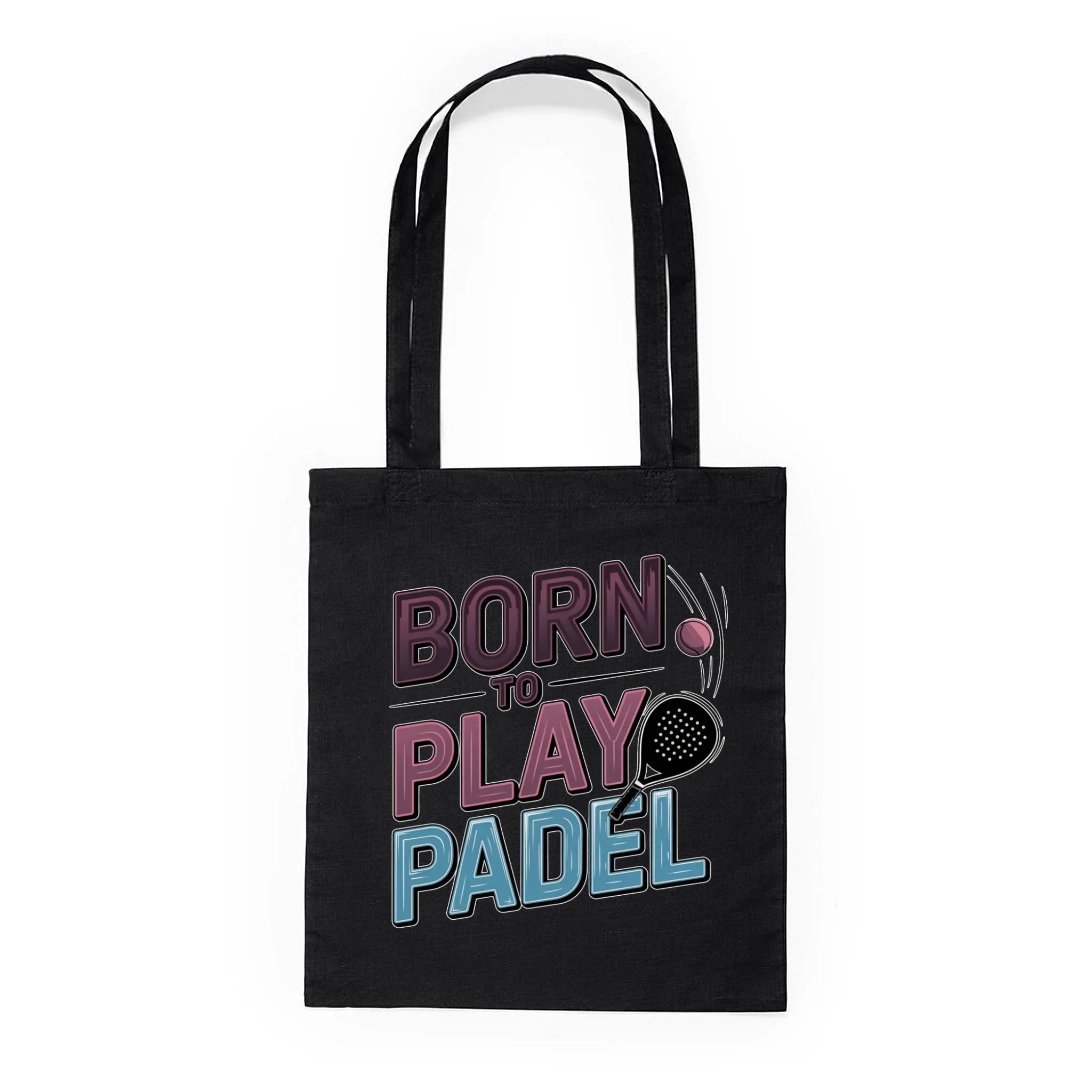 PRO HRÁČE PADELU (výběr z 18+ motivů) batoh, taška Plátěná taška KNOLL černá 36x40