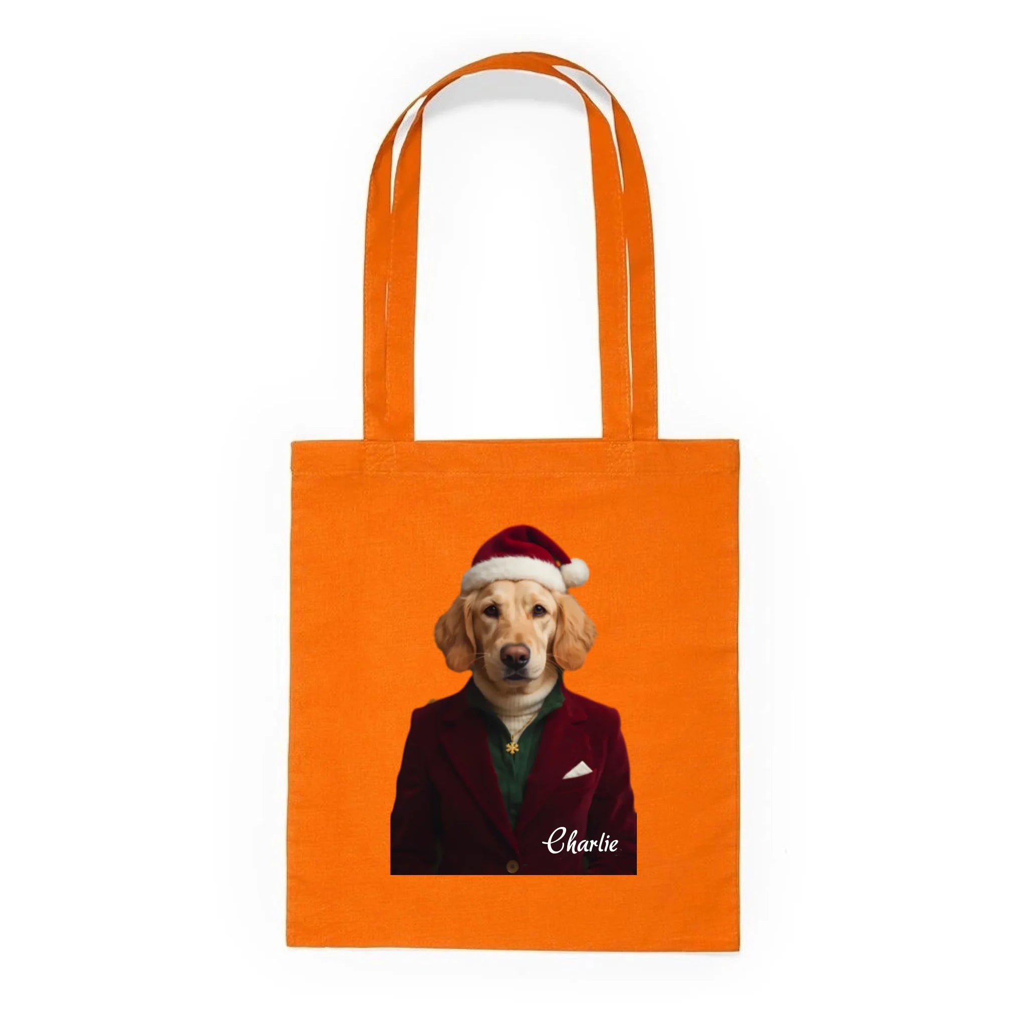 GLAMOUR PROMĚNA AI - VLOŽÍTE FOTO, DOPLNÍTE JMÉNO batoh, taška Plátěná taška KNOLL oranžová 36x40