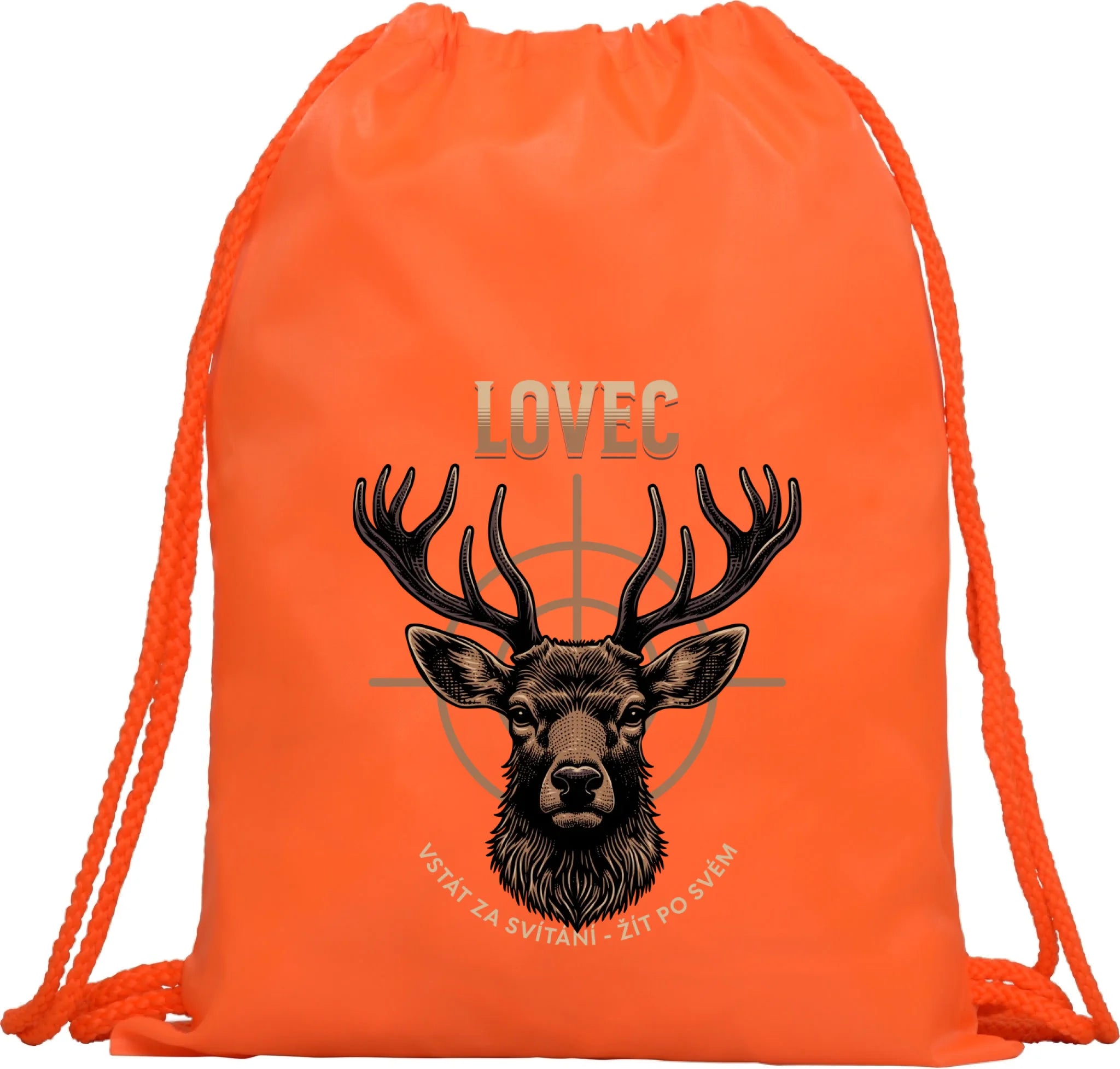 LOVEC (výběr z 6 motivů) batoh, taška Multifunkční batoh KAGU oranžová 35x45 cm