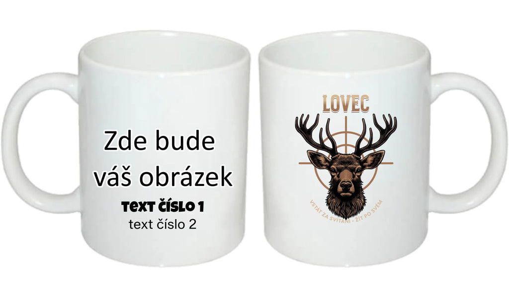 LOVEC (výběr z 6 motivů) hrníček