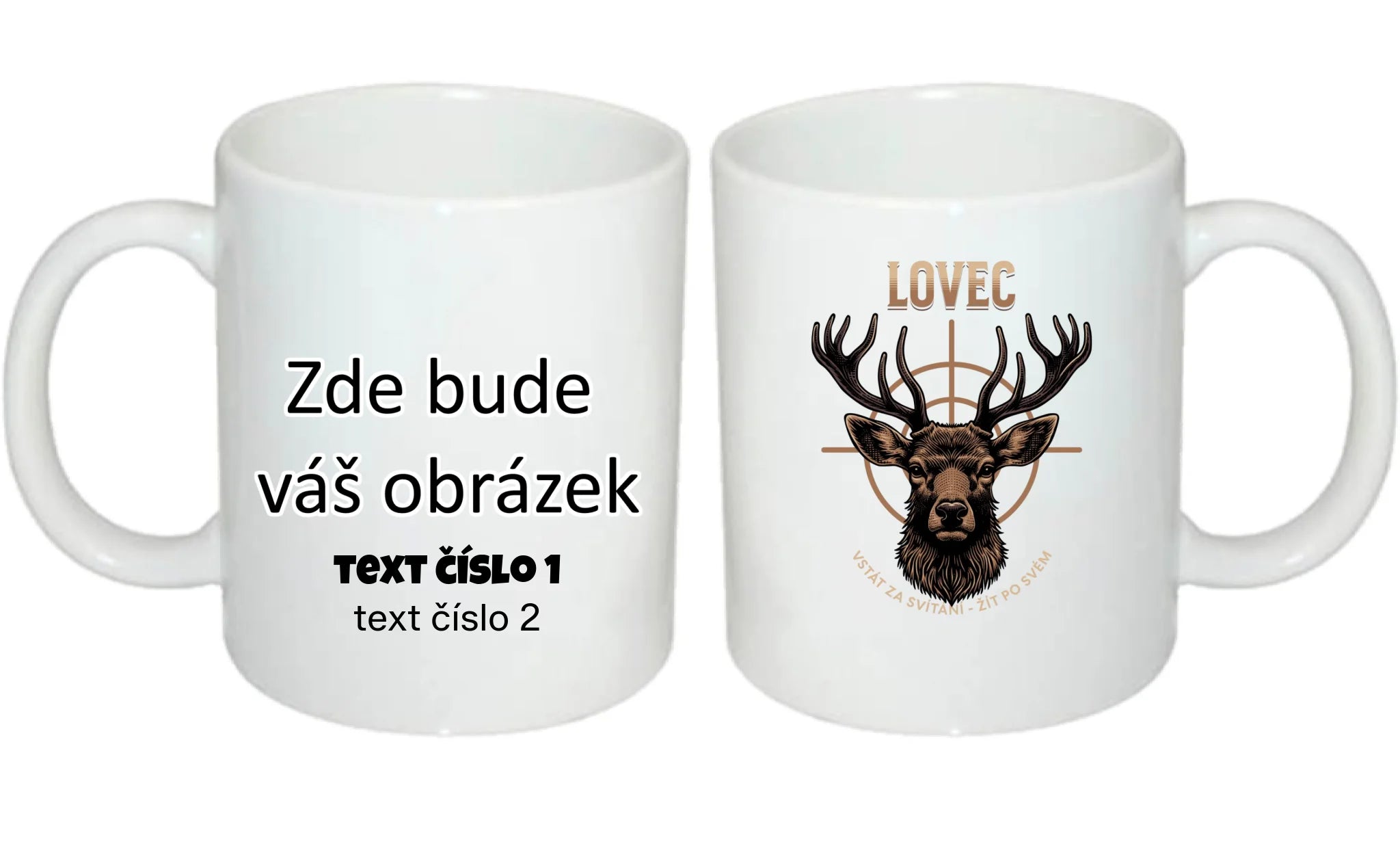 LOVEC (výběr z 6 motivů) hrníček