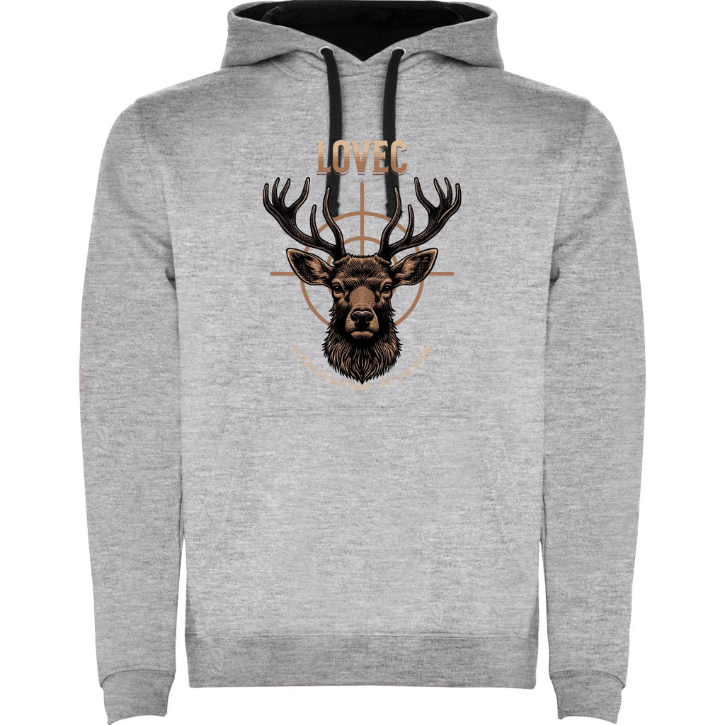 LOVEC (výběr z 6 motivů) pánská mikina s kapucí