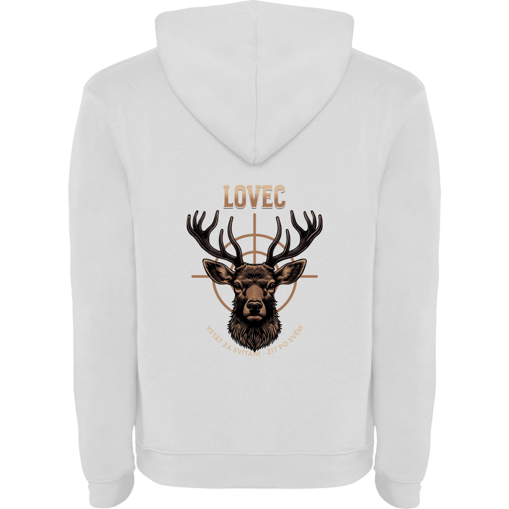 LOVEC (výběr z 6 motivů) pánská mikina s kapucí
