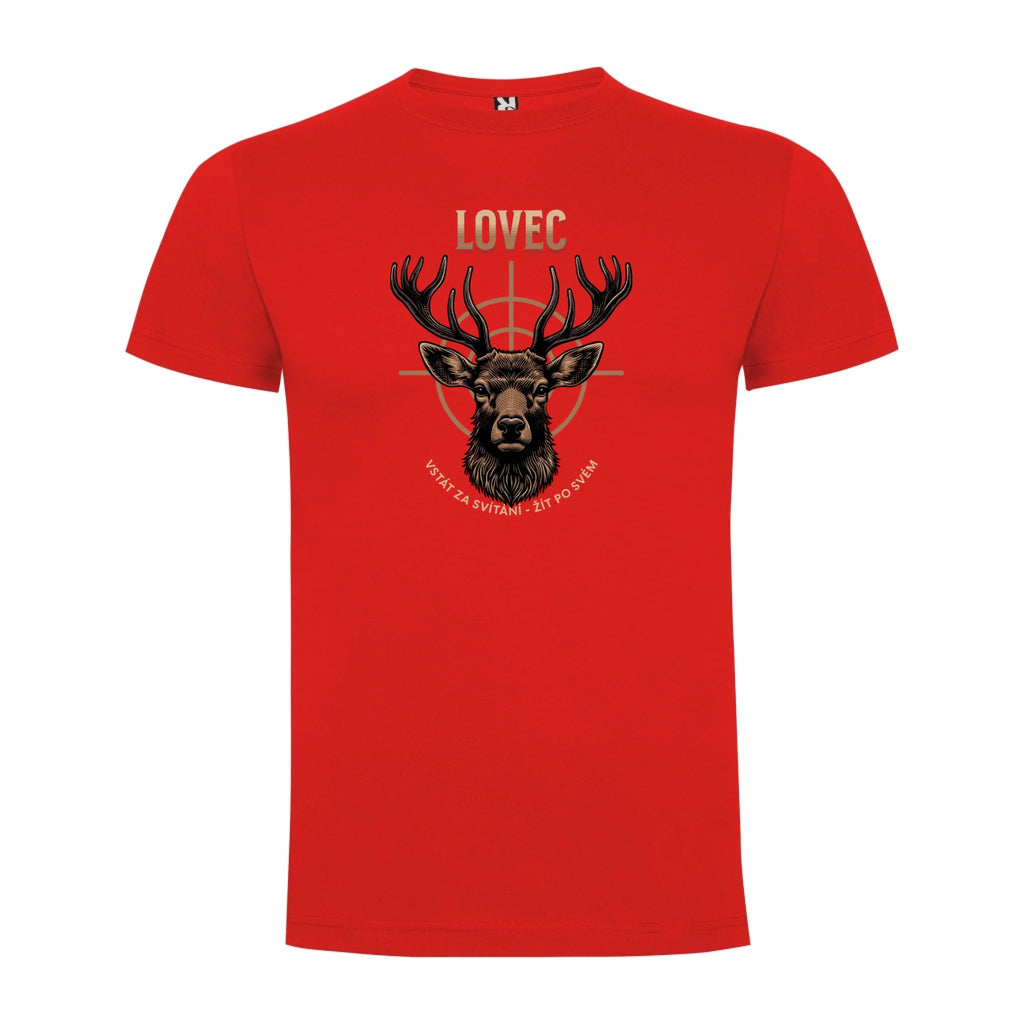 LOVEC (výběr z 6 motivů) pánské tričko