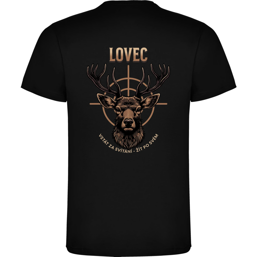 LOVEC (výběr z 6 motivů) pánské tričko