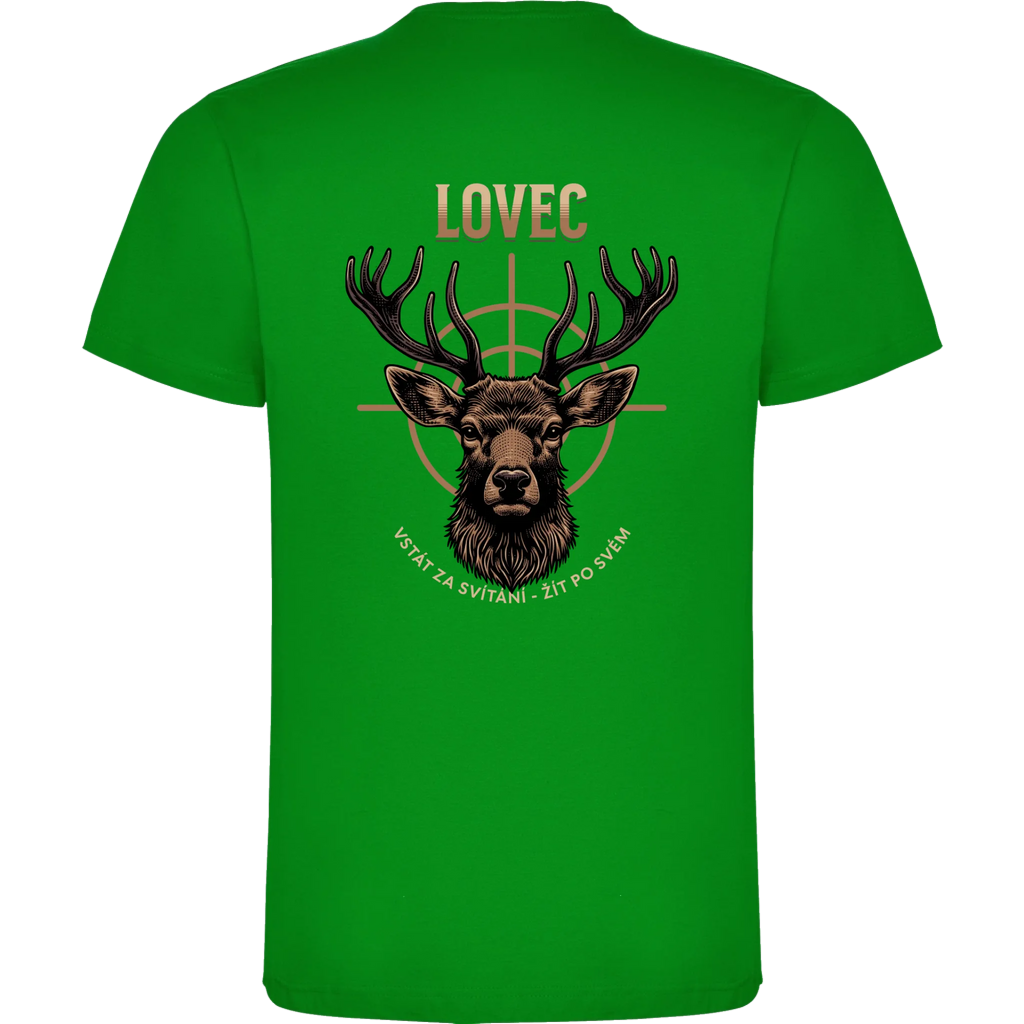 LOVEC (výběr z 6 motivů) pánské tričko