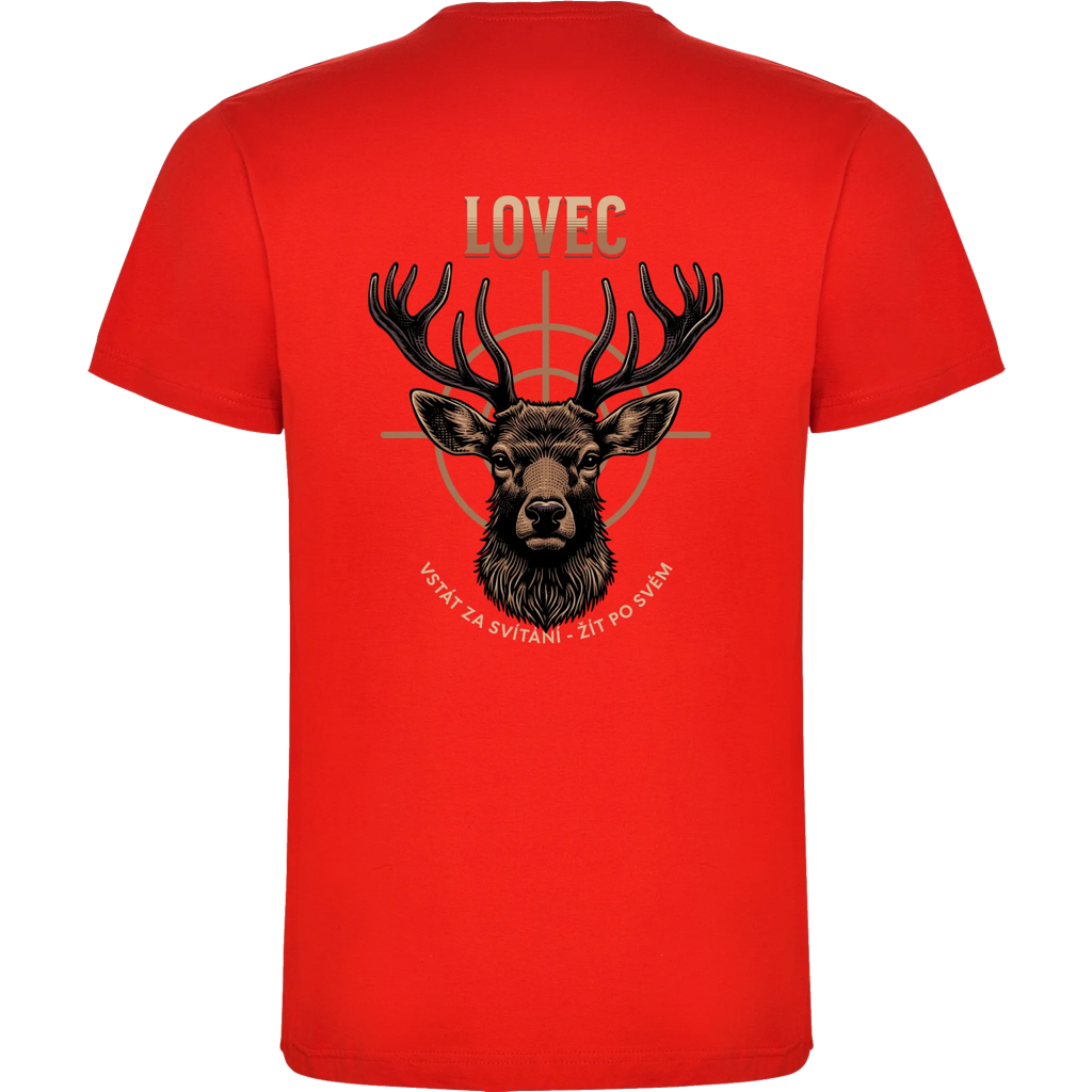 LOVEC (výběr z 6 motivů) pánské tričko