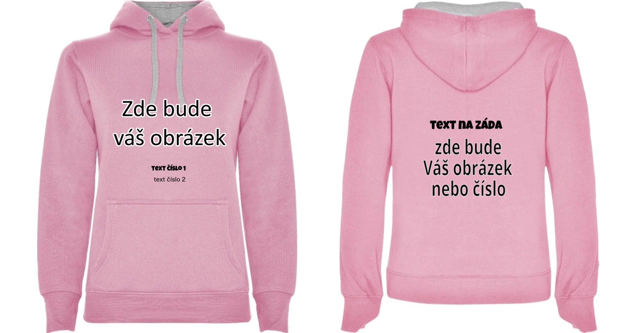růžová melír oboustr
