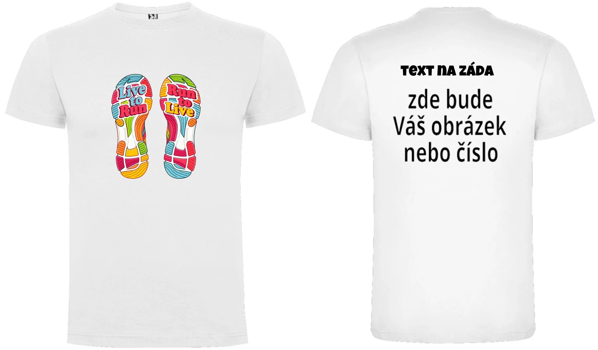 pánské tričko BĚH výběr z motivů
