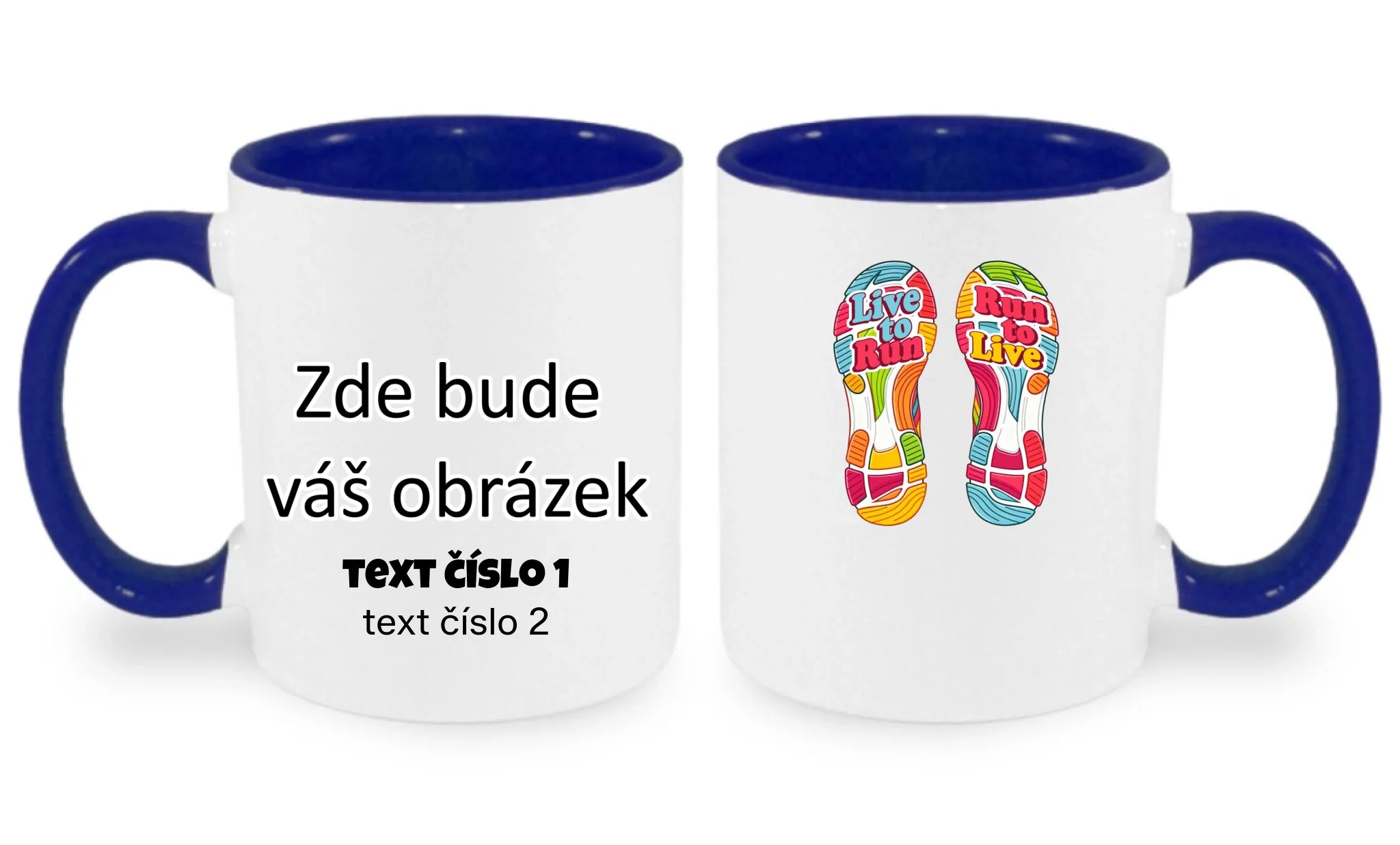 hrníček BĚH výběr z motivů