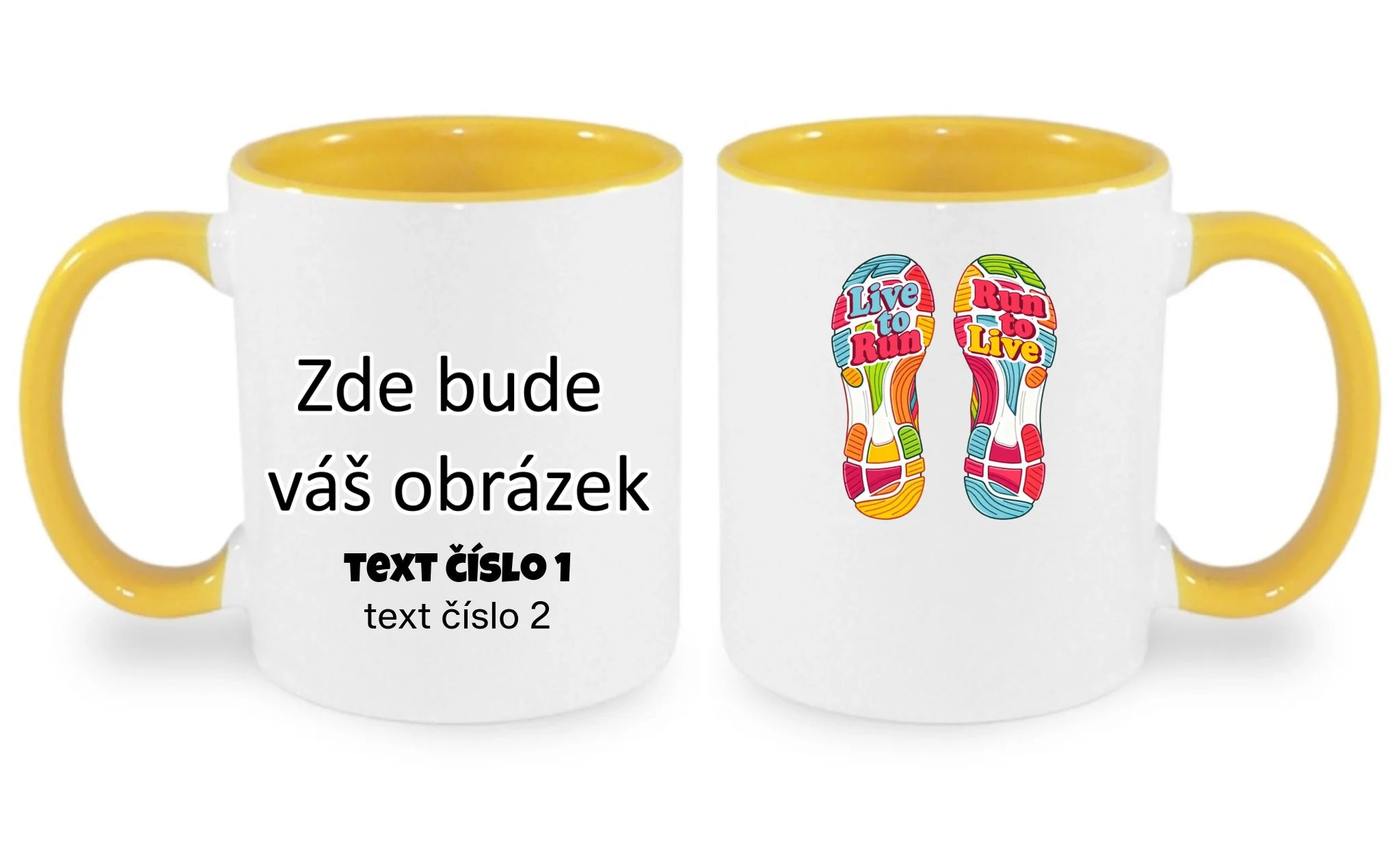 hrníček BĚH výběr z motivů