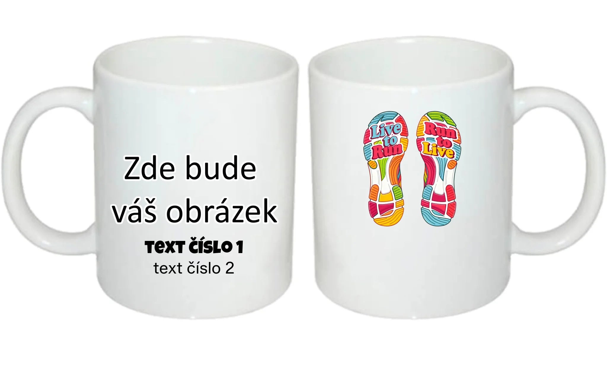 hrníček BĚH výběr z motivů