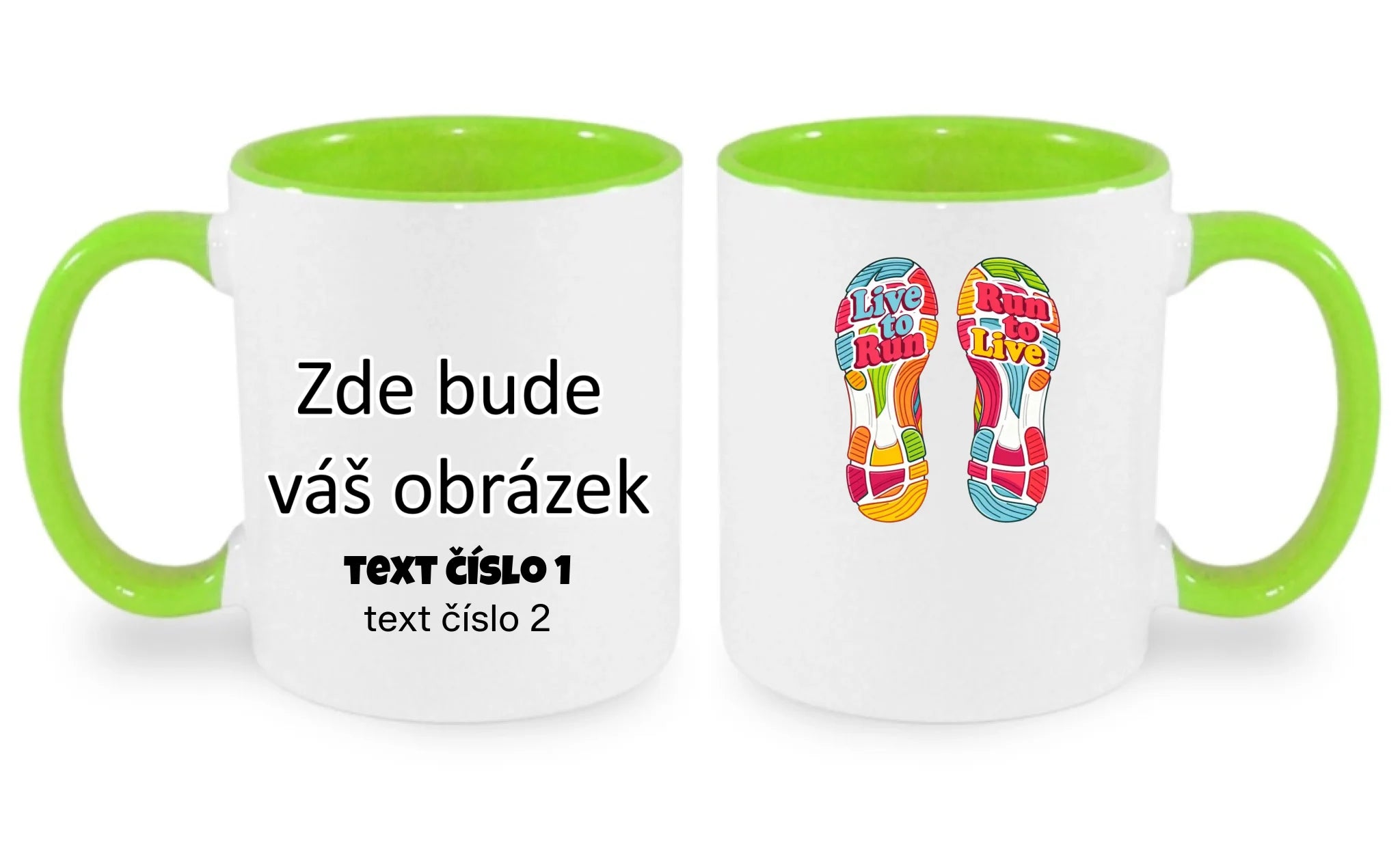 hrníček BĚH výběr z motivů