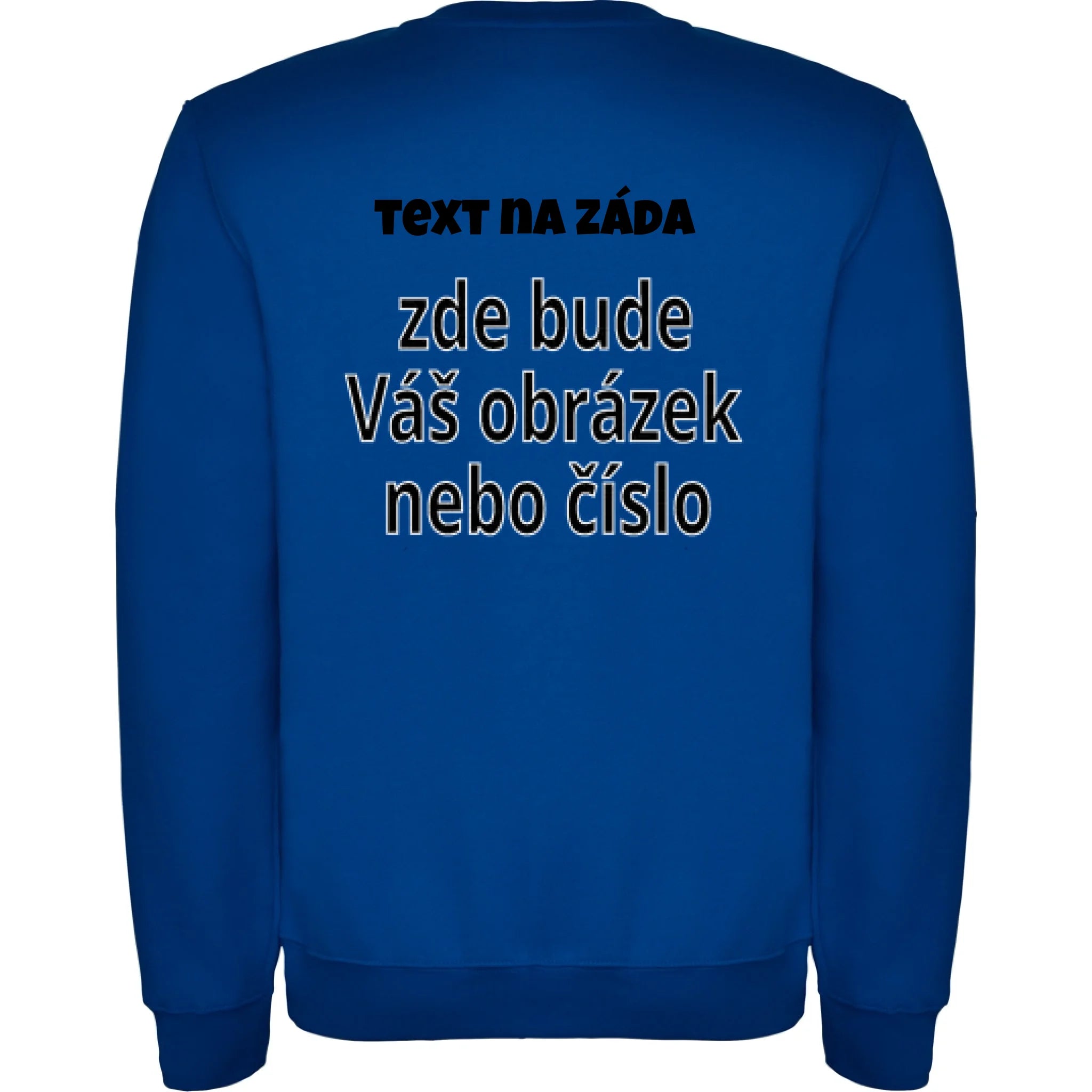 modrá záda