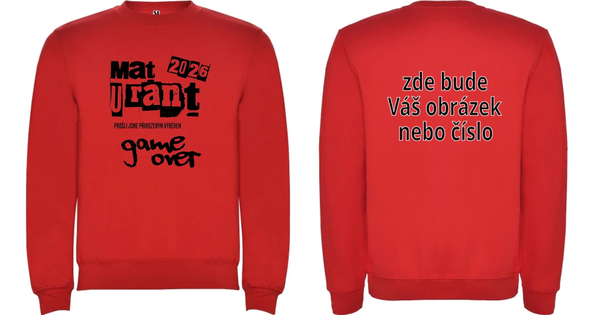 červená oboustr