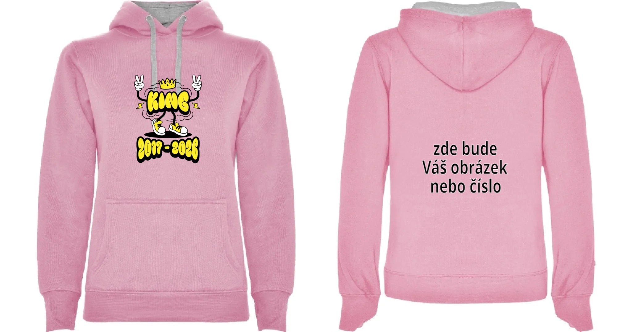 růžová melír oboustr