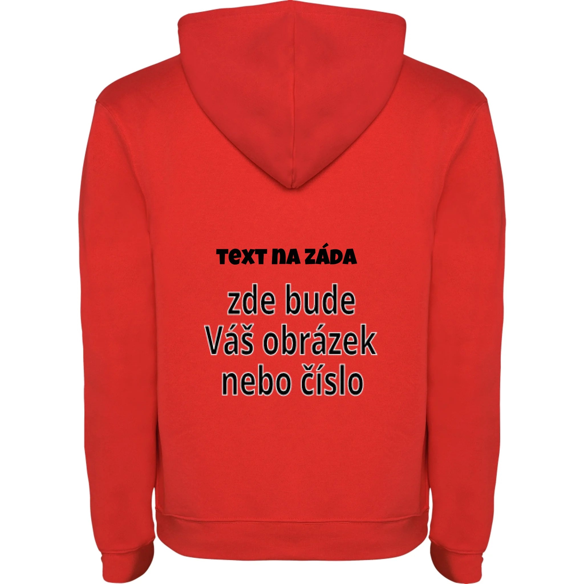 červená černá záda