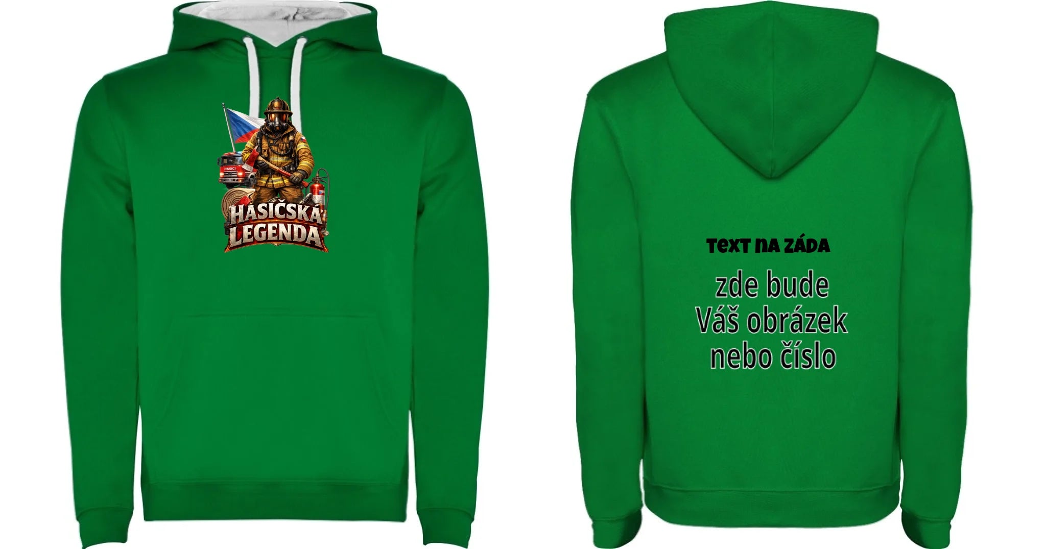 zelená oboustranná