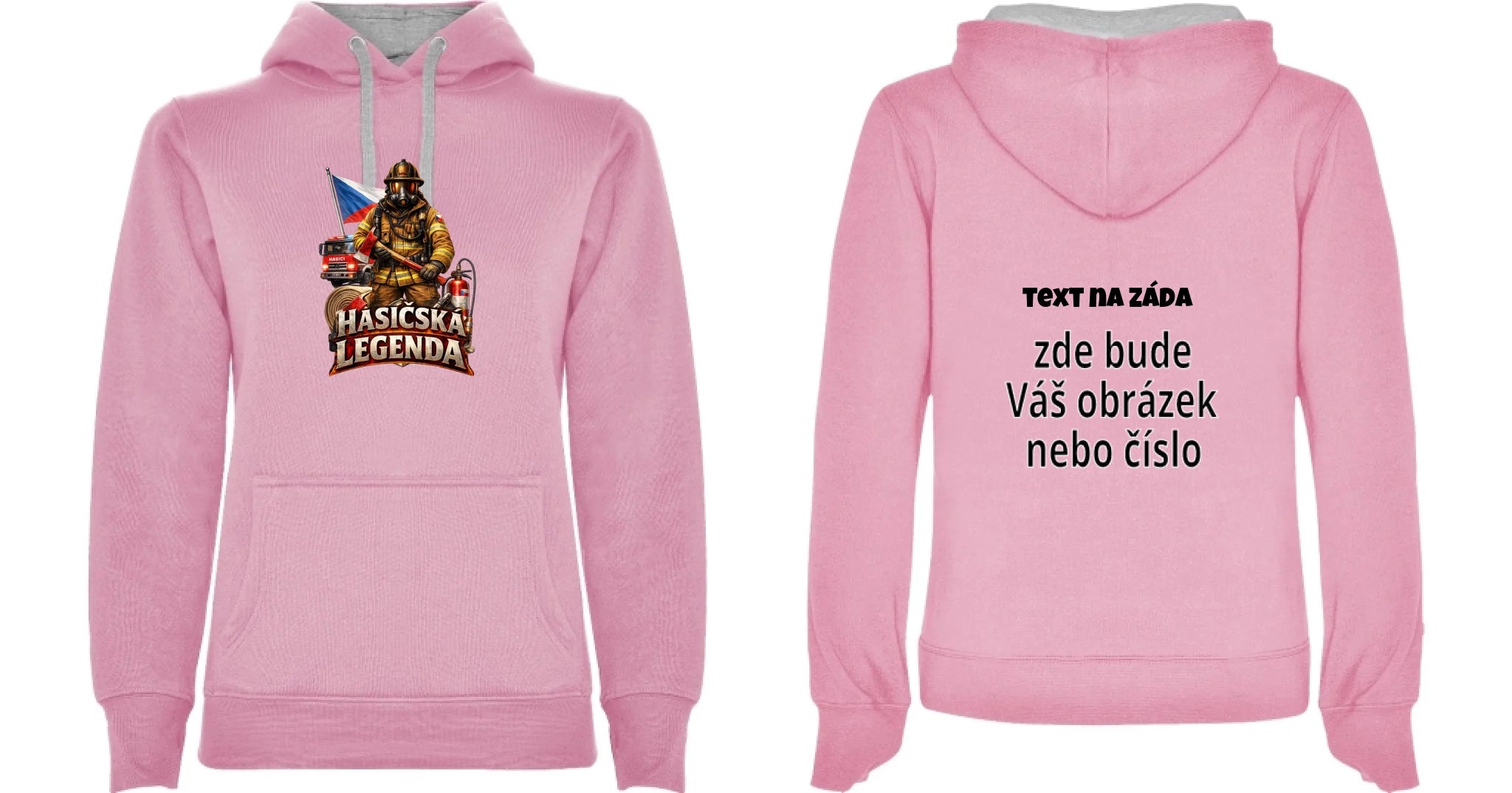 růžová melír oboustr