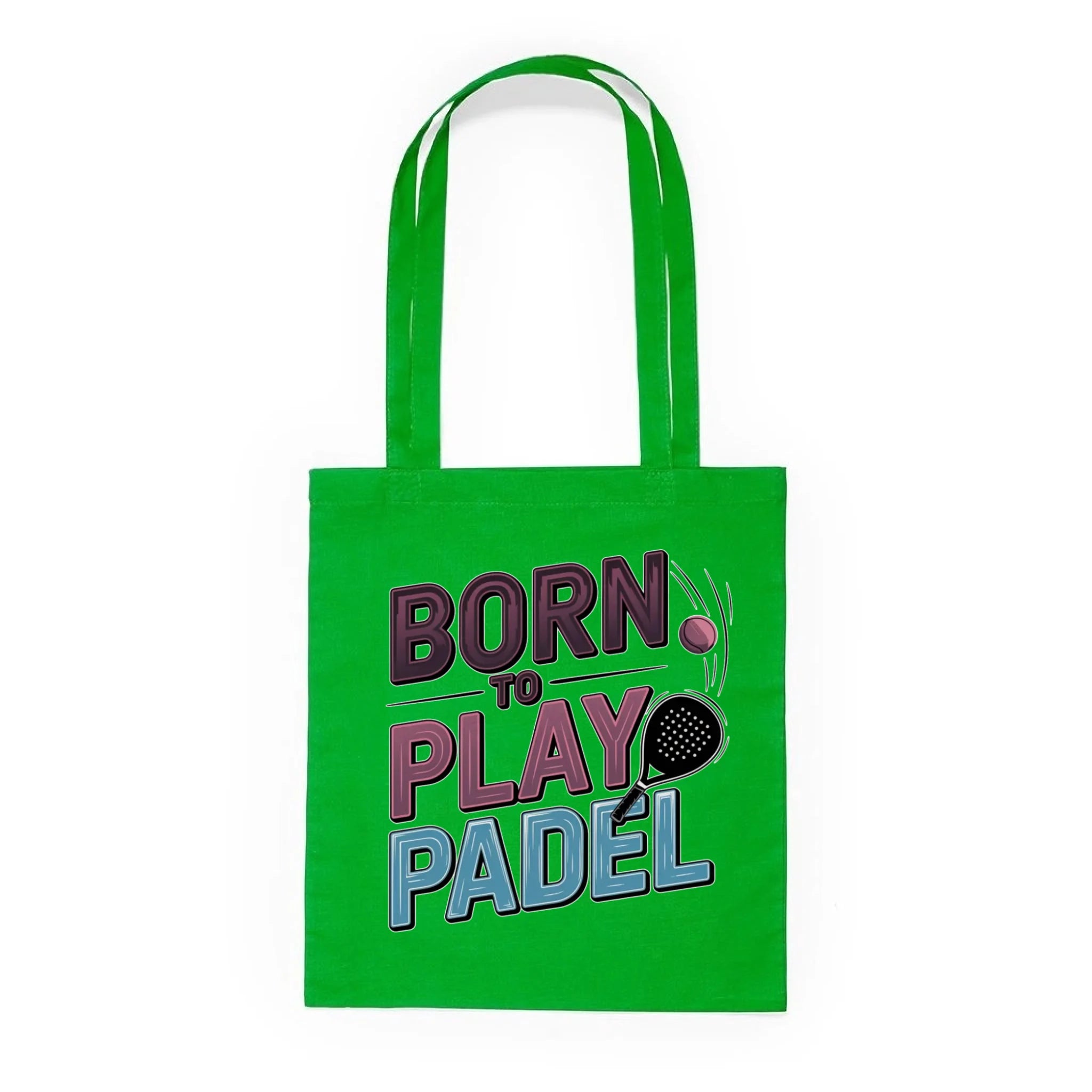 BATOH nebo TAŠKA s motivem PADEL (výběr z 18+ potisků) Plátěná taška KNOLL zelená 36x40