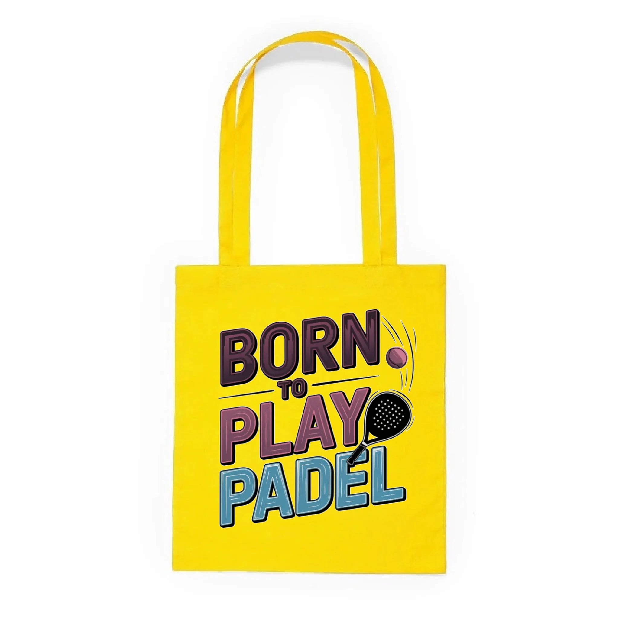 BATOH nebo TAŠKA s motivem PADEL (výběr z 18+ potisků) Plátěná taška KNOLL žlutá 36x40