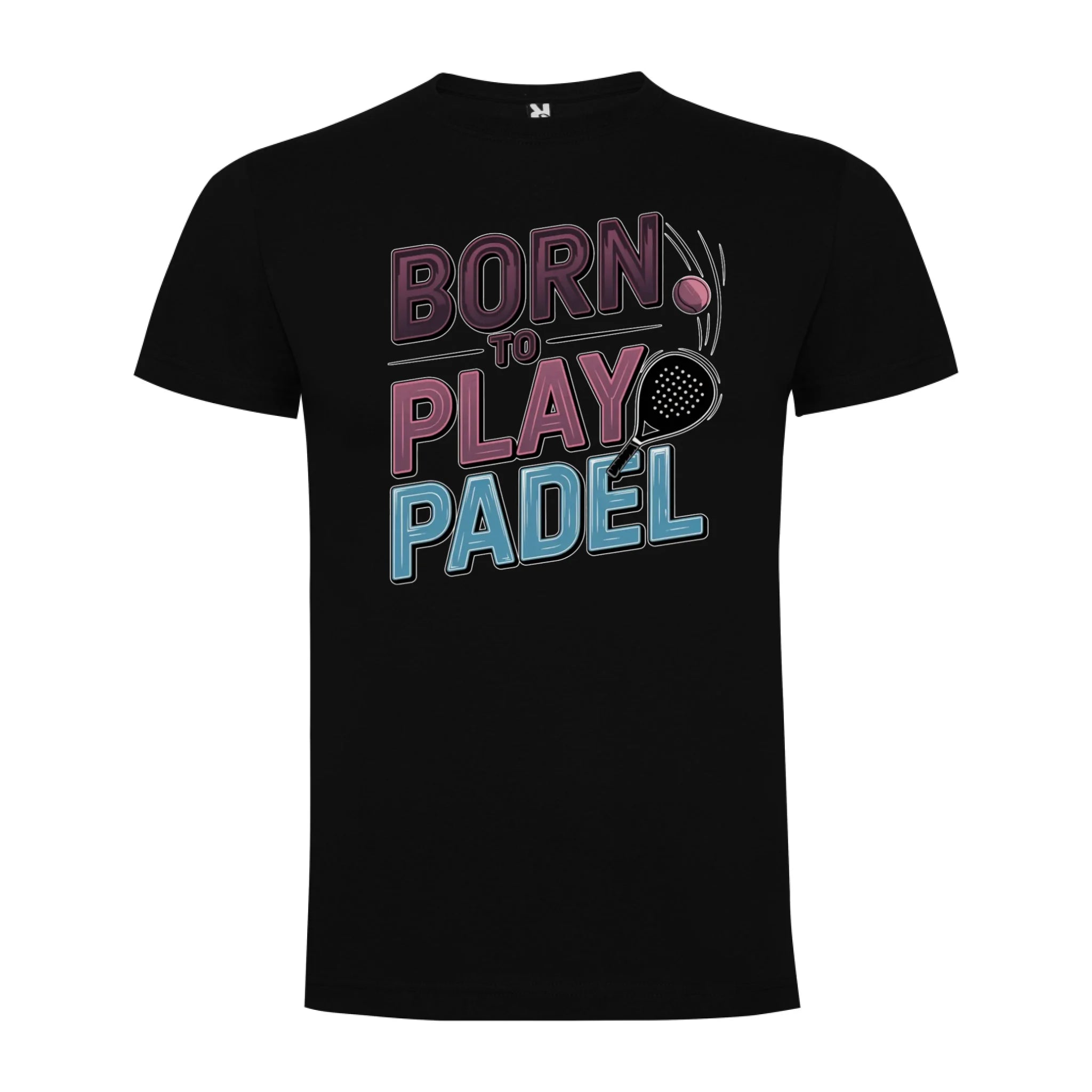 CHLAPECKÉ TRIČKO s motivem PADEL (výběr z 18+ potisků) potisk jen dopředu chlapecké DOGO Černá
