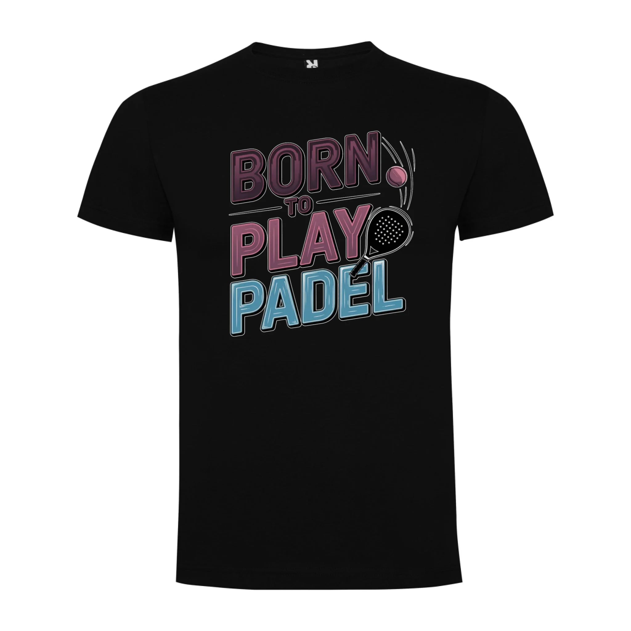 PÁNSKÉ TRIČKO s motivem PADEL (výběr z 18+ potisků) potisk jen dopředu pánské DOGO Černá