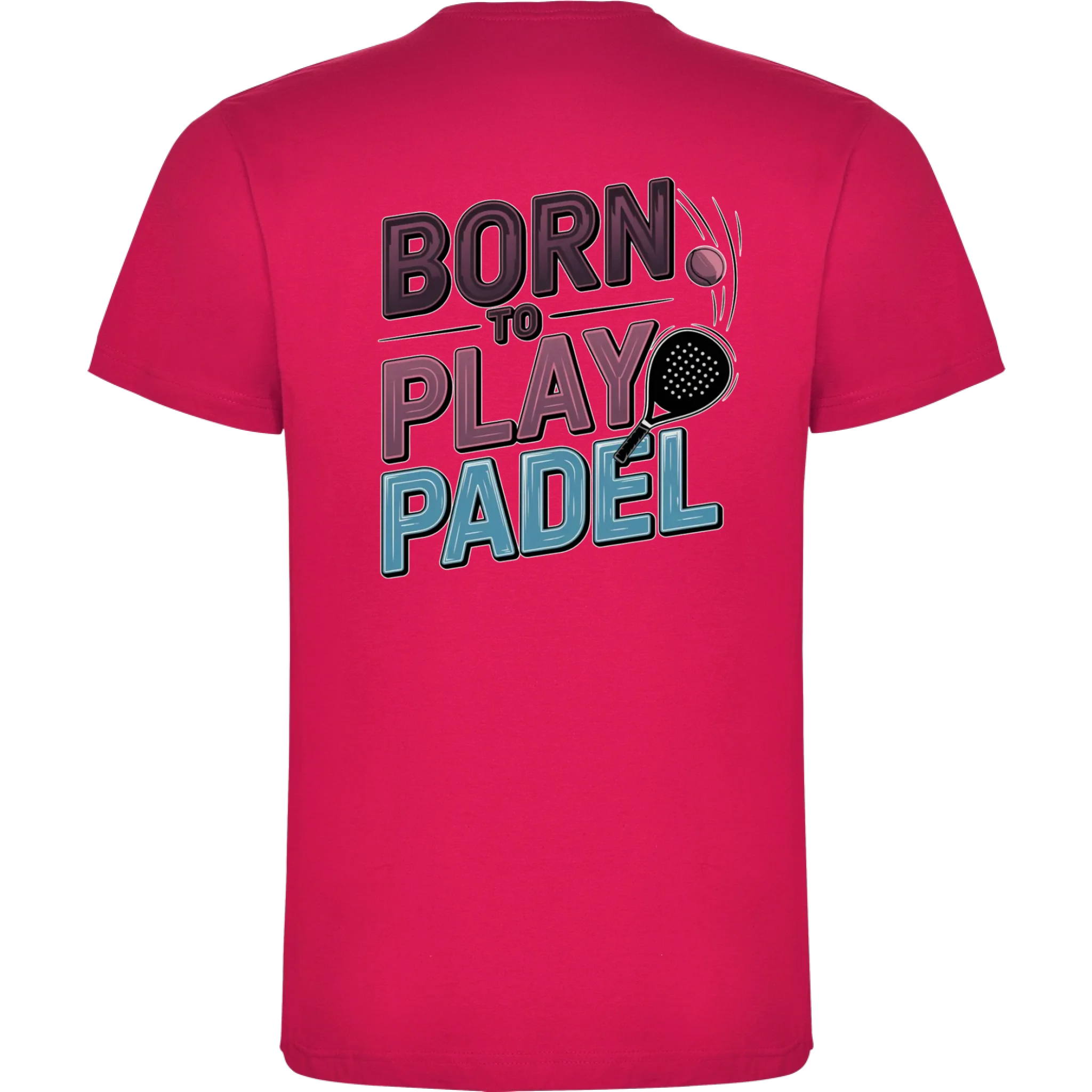 PÁNSKÉ TRIČKO s motivem PADEL (výběr z 18+ potisků) potisk jen na záda pánské DOGO Růže