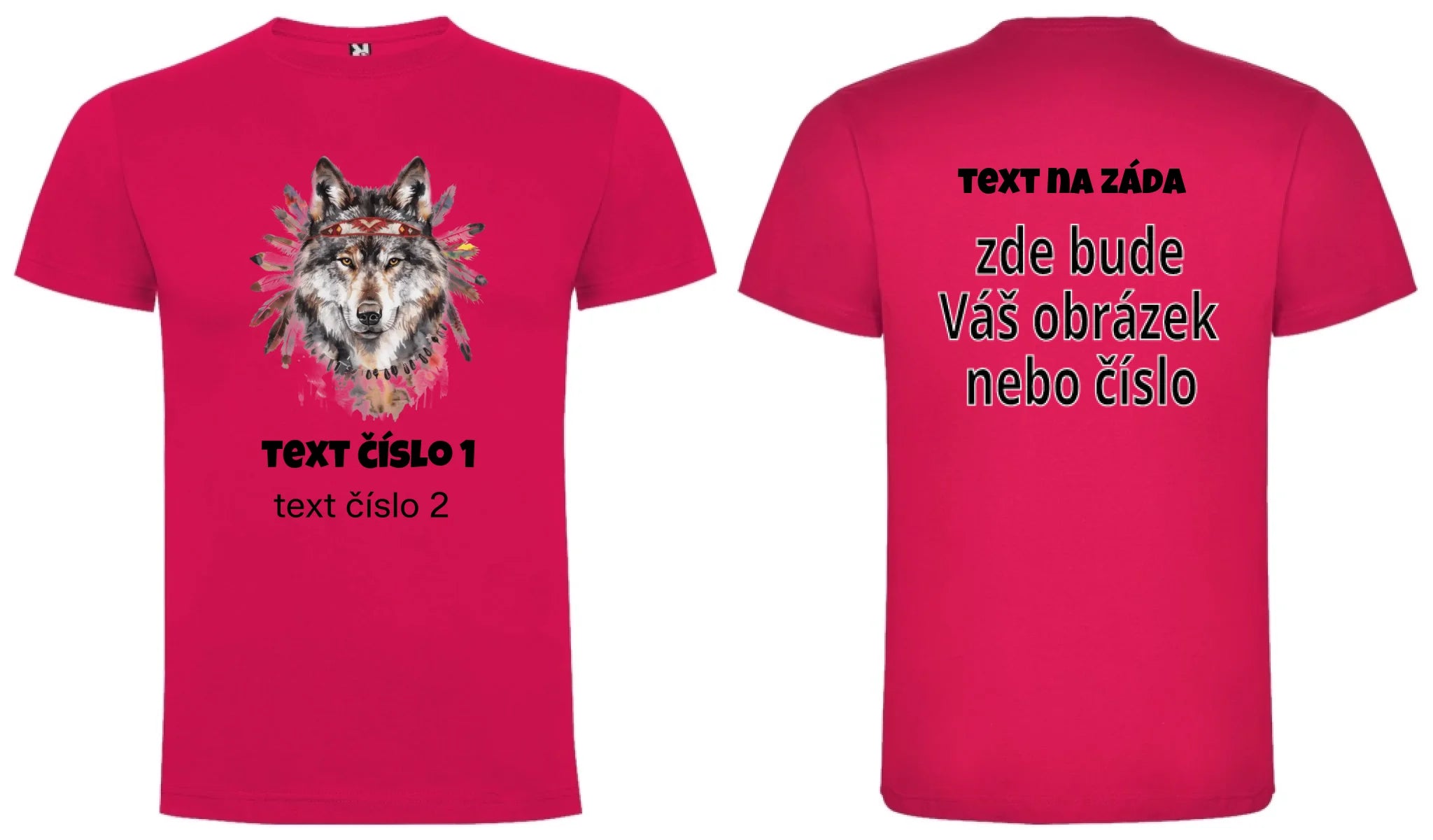 CHLAPECKÉ TRIČKO s motivem DIVOKÝ ZÁPAD (10+ obrázků, možnost doplnit vlastní text) oboustranný potisk chlapecké DOGO Růže