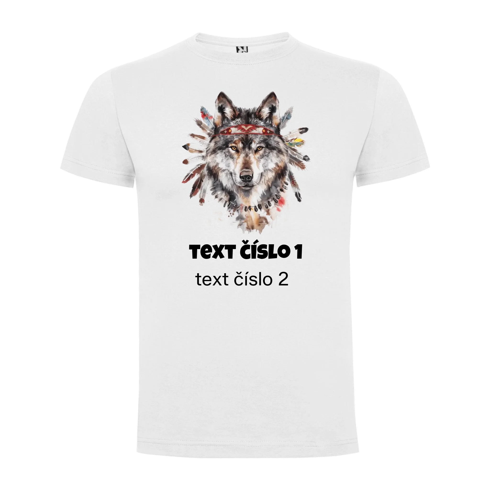 DIVOKÝ ZÁPAD VÝBĚR OBRÁZKU (10+motivů) a MOŽNOST DOPLNIT VLASTNÍ TEXTY chlapecké tričko potisk jen dopředu chlapecké DOGO Bílá